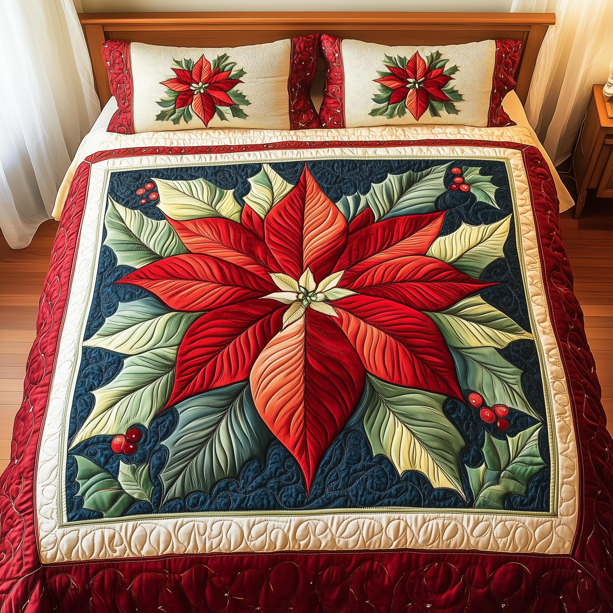 Holiday Radiance Quilted Bedding Set Christmas Gifts For Husband Holiday Radiance Quilted Bedding Set Christmas Gifts For Husband