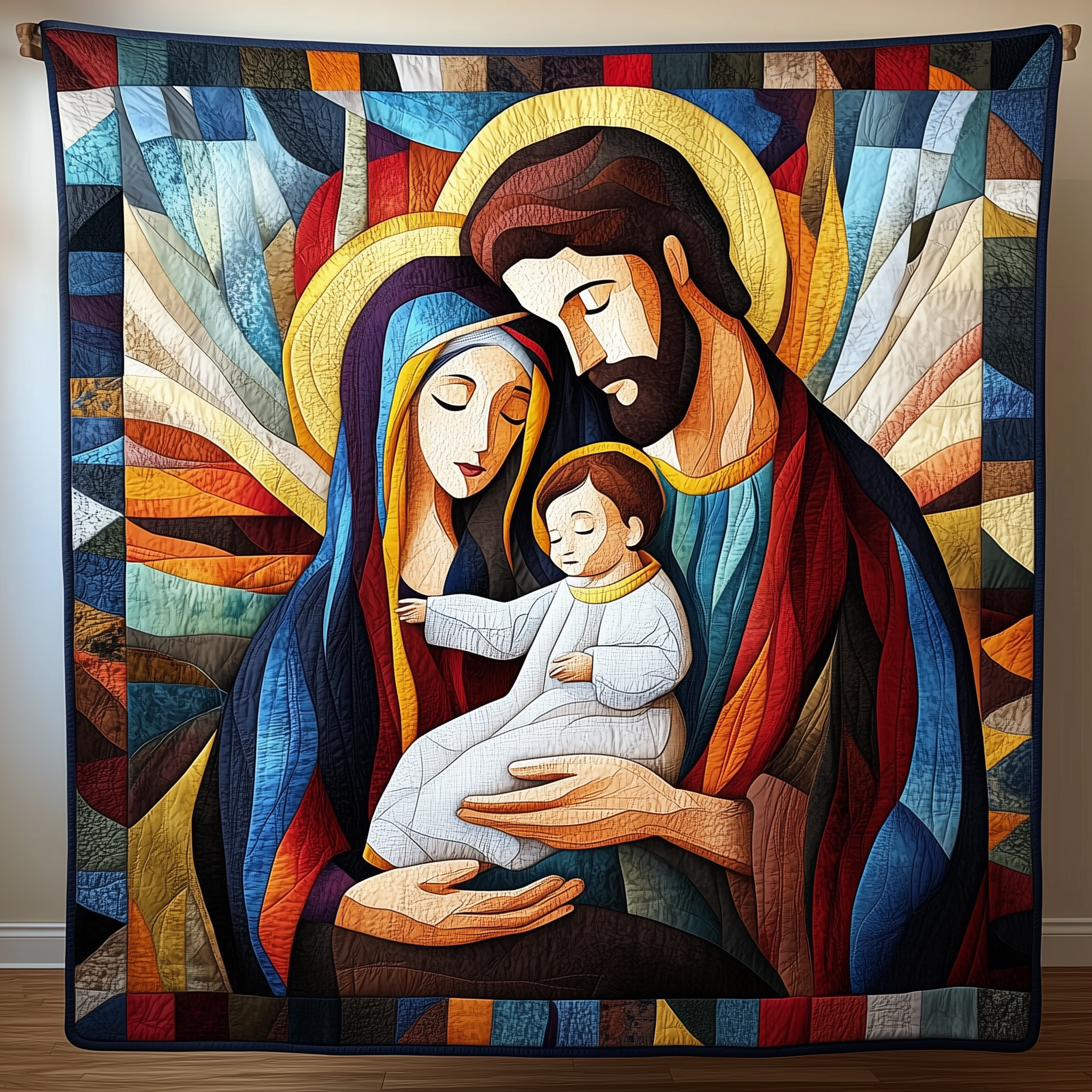 Holy Family Quilted Blanket A Blanket That Makes Family Nights Extra Special Holy Family Quilted Blanket A Blanket That Makes Family Nights Extra Special
