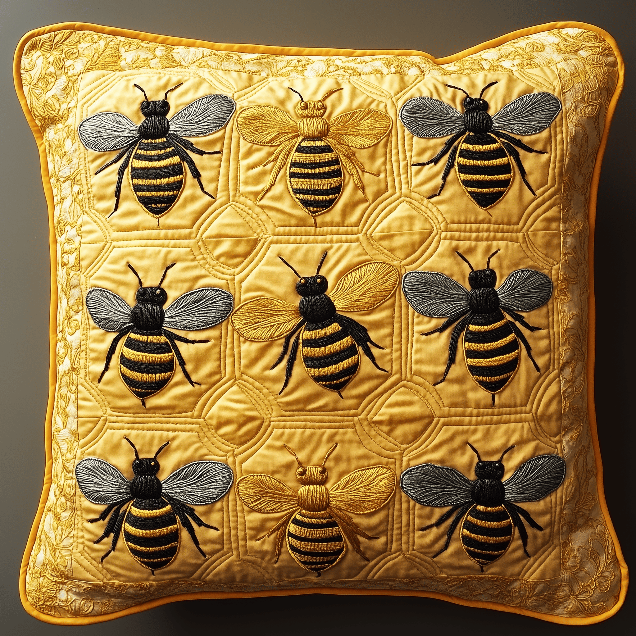 Honey Bee Quilted Pillow Case Create Comfort for Your Loved Ones with Soft Pillow Cases Honey Bee Quilted Pillow Case Create Comfort for Your Loved Ones with Soft Pillow Cases