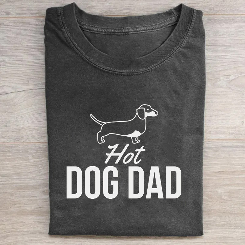 Hot Dog Dad Dachshund T-Shirt Dachshund Lovers Cute Shirt Great Father'S Day Gifts Hot Dog Dad Dachshund T-Shirt Dachshund Lovers Cute Shirt Great Father'S Day Gifts