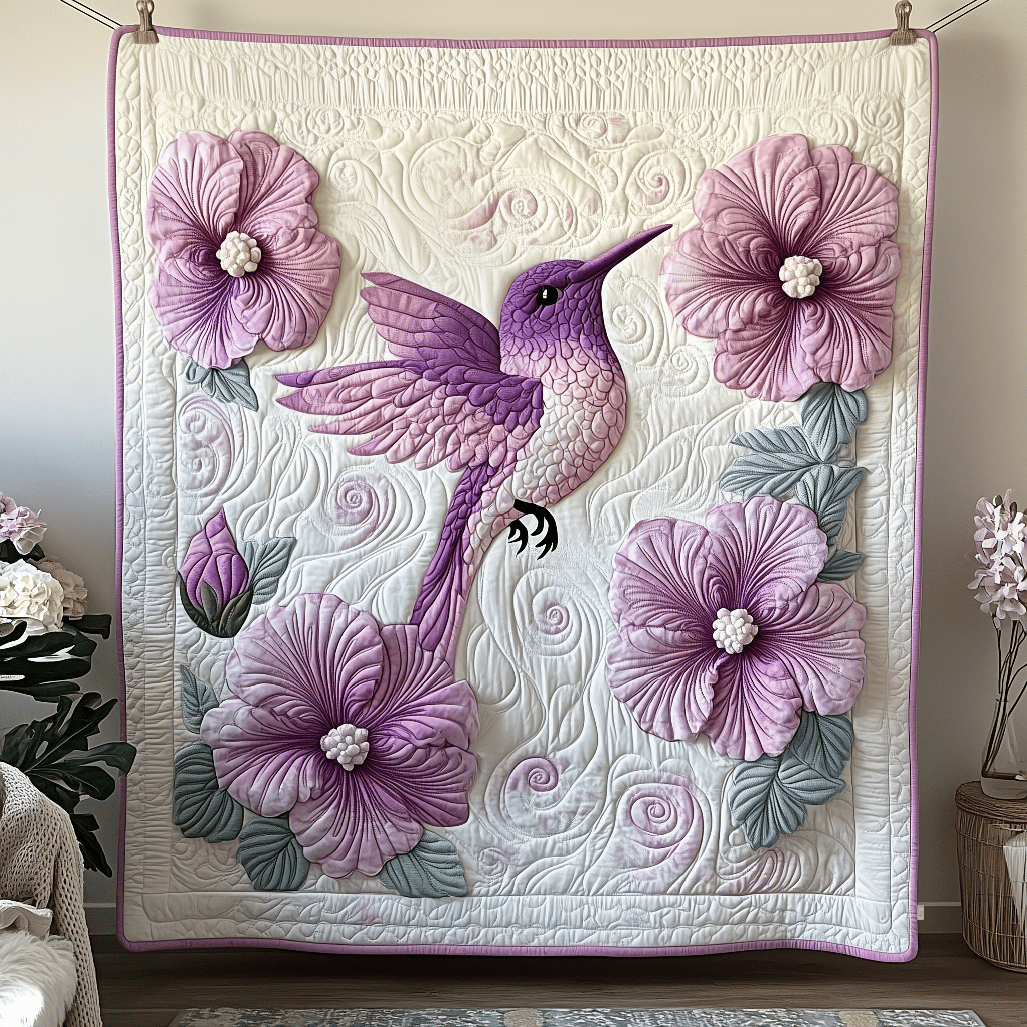 Hummingbird Quilted Blanket From Sofa to Bed, a Blanket That Does It All Hummingbird Quilted Blanket From Sofa to Bed, a Blanket That Does It All