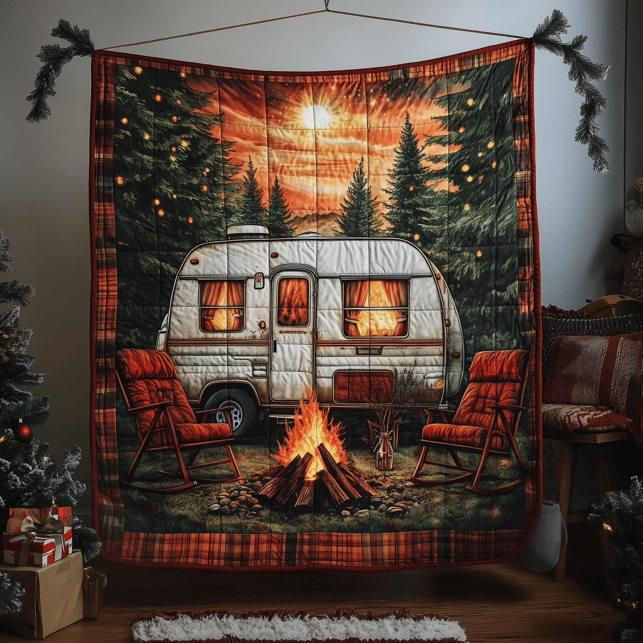 I Love Camping Quilted Blanket Experience the Ultimate in Custom Comfort I Love Camping Quilted Blanket Experience the Ultimate in Custom Comfort