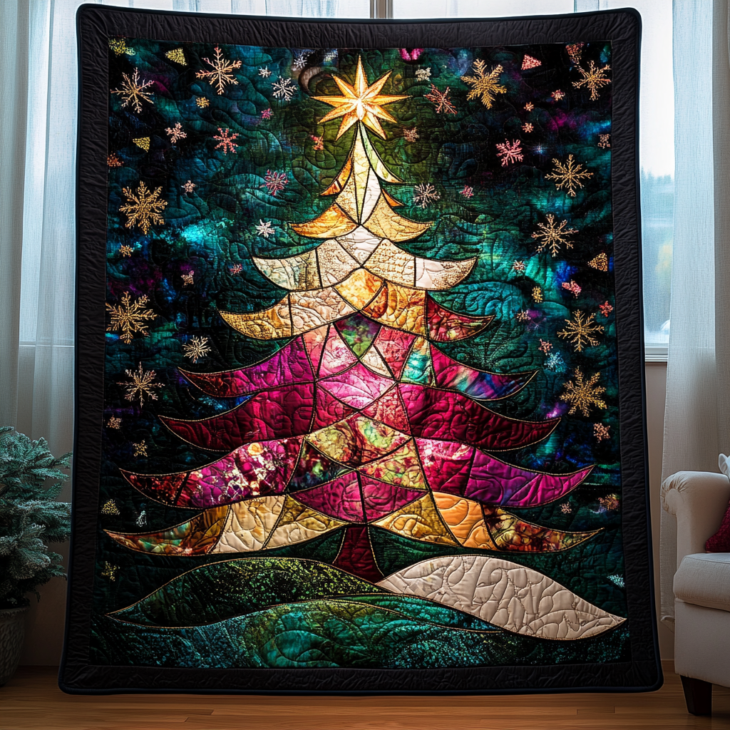 Illuminated Holiday Tree Quilted Blanket Small Gifts For Church Members Illuminated Holiday Tree Quilted Blanket Small Gifts For Church Members