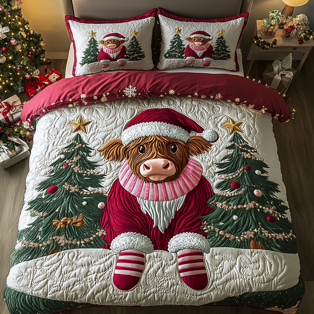 Jolly Cow Quilted Bedding Set Cow Gifts For Cow Lovers Jolly Cow Quilted Bedding Set Cow Gifts For Cow Lovers