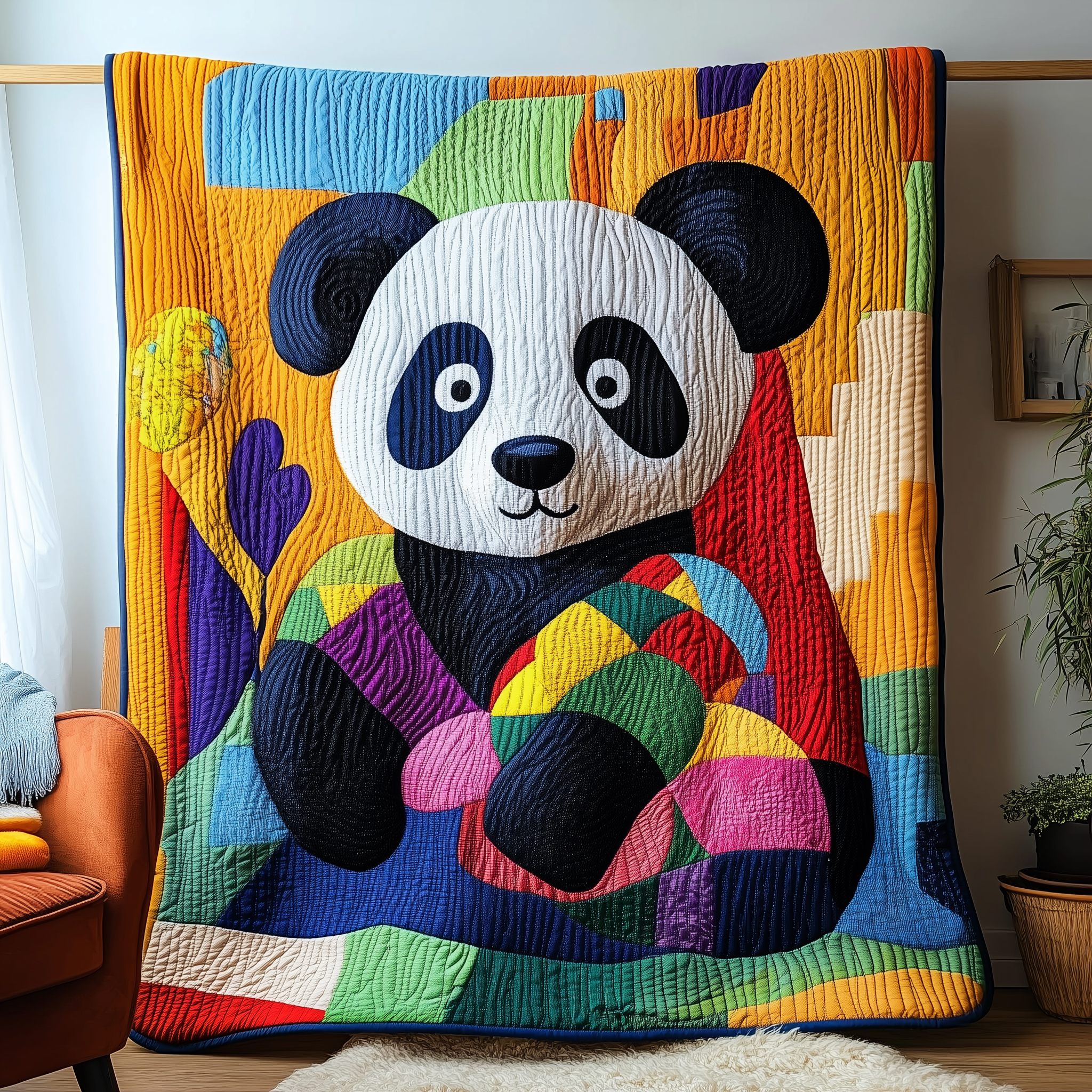 Joyful Panda Quilted Blanket Throw Blankets For Couch Mom And Daughter Gifts Joyful Panda Quilted Blanket Throw Blankets For Couch Mom And Daughter Gifts
