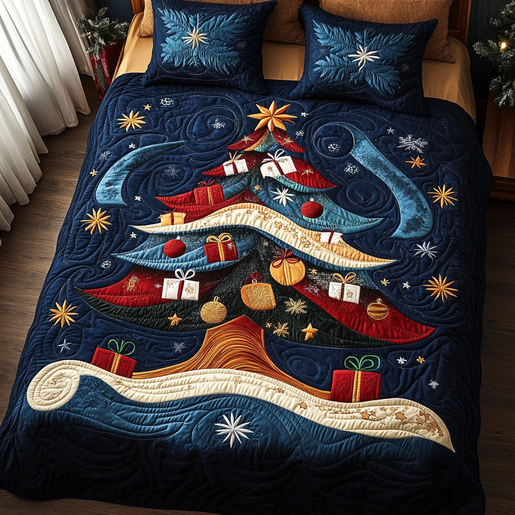 Joyous Pines Quilted Bedding Set Secret Santa Gift Ideas Joyous Pines Quilted Bedding Set Secret Santa Gift Ideas