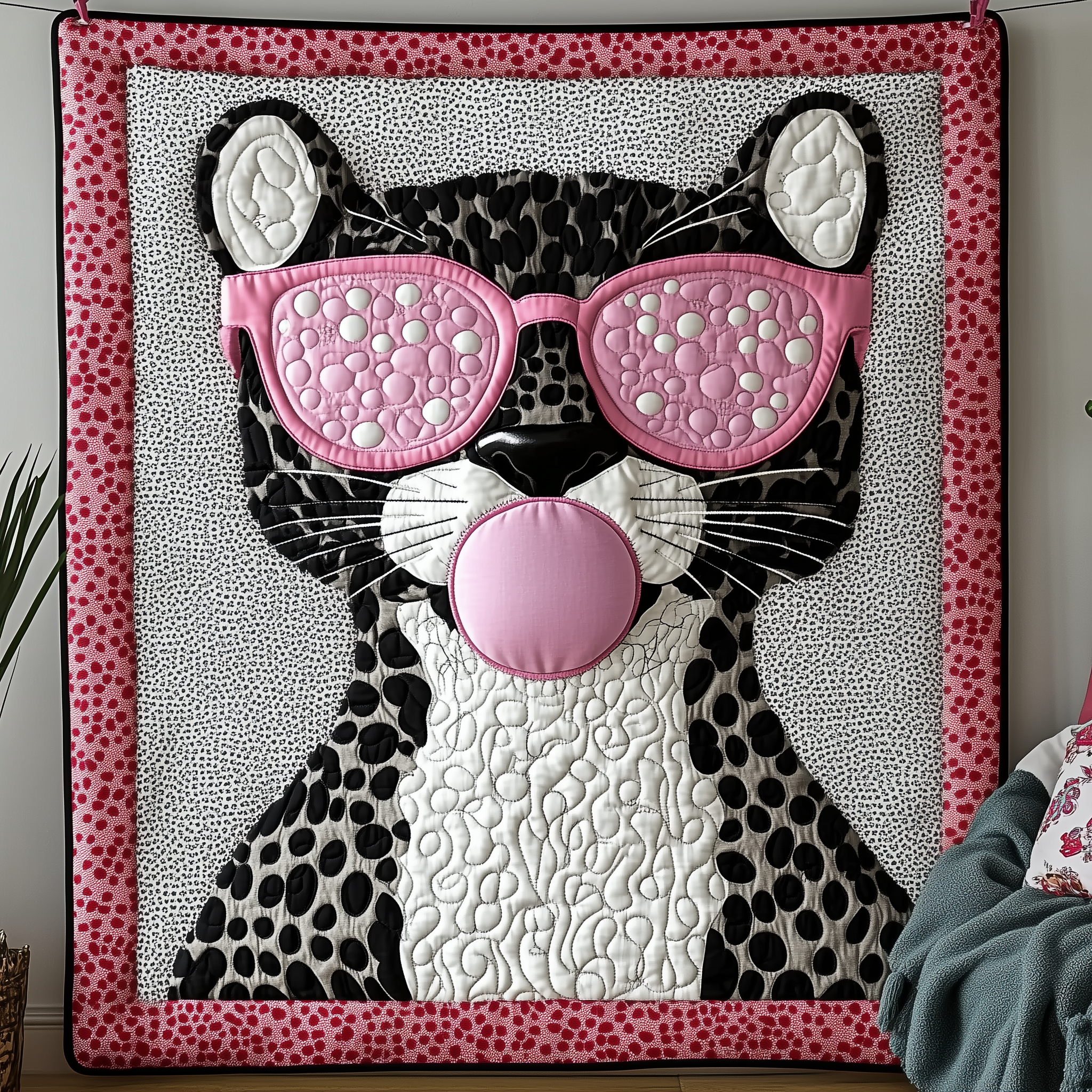 Leopard Lady Quilted Blanket Unique Throw Blanket Item Merch Gifts For Mom Mother's Day Leopard Lady Quilted Blanket Unique Throw Blanket Item Merch Gifts For Mom Mother's Day