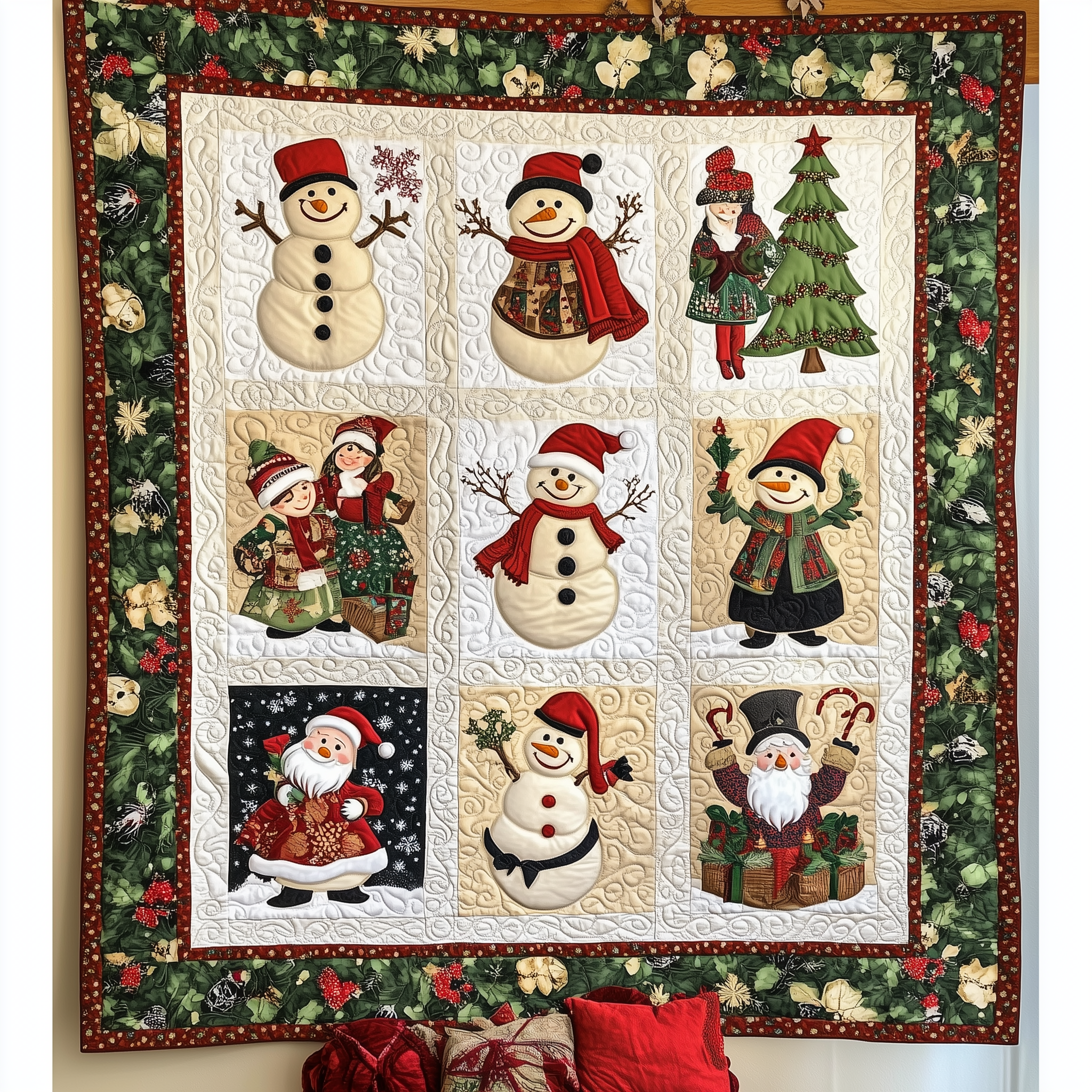 Let It Snow Vintage Quilted Blanket Cute Unique Blanket Christmas Presents For Wife Let It Snow Vintage Quilted Blanket Cute Unique Blanket Christmas Presents For Wife