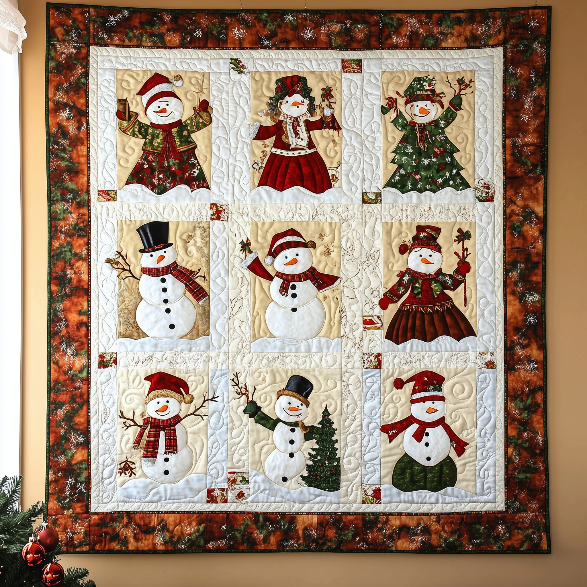 Let It Snow Vintage Quilted Blanket Nice Throw Blankets Christmas Gift Ideas For Mom Let It Snow Vintage Quilted Blanket Nice Throw Blankets Christmas Gift Ideas For Mom