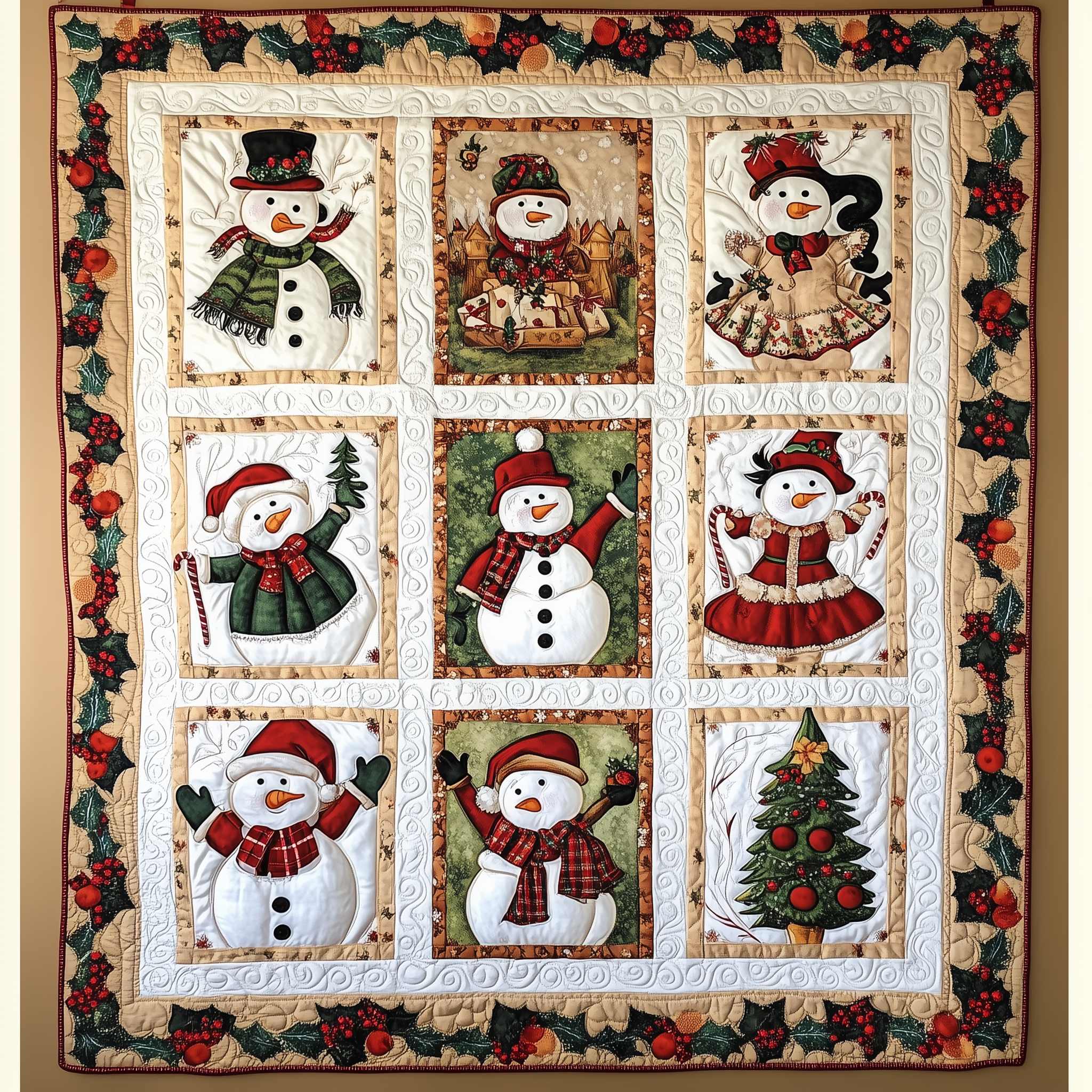 Let It Snow Vintage Quilted Blanket Sofa Blanket Perfect Gift For Girlfriend Let It Snow Vintage Quilted Blanket Sofa Blanket Perfect Gift For Girlfriend
