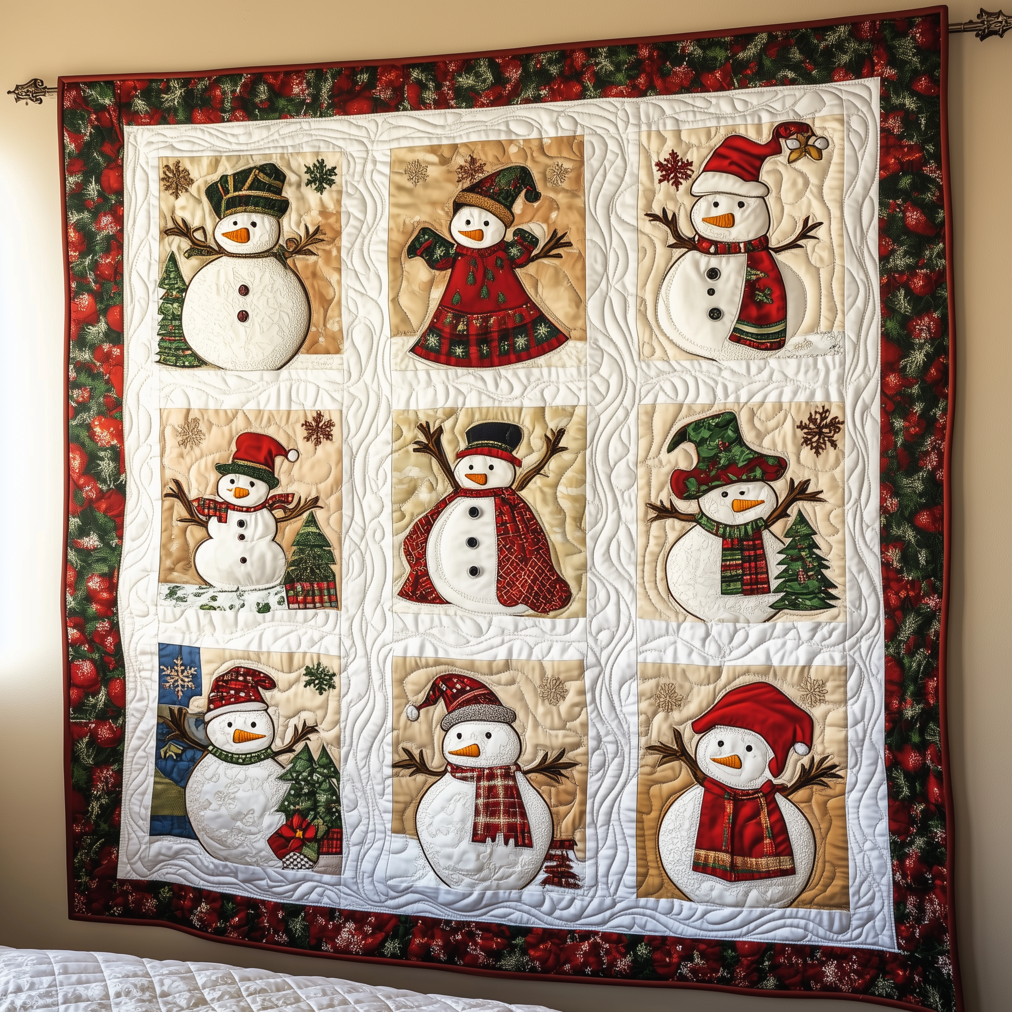 Let It Snow Vintage Quilted Blanket Throw Blankets For Couch Christmas Ideas For Wife Let It Snow Vintage Quilted Blanket Throw Blankets For Couch Christmas Ideas For Wife