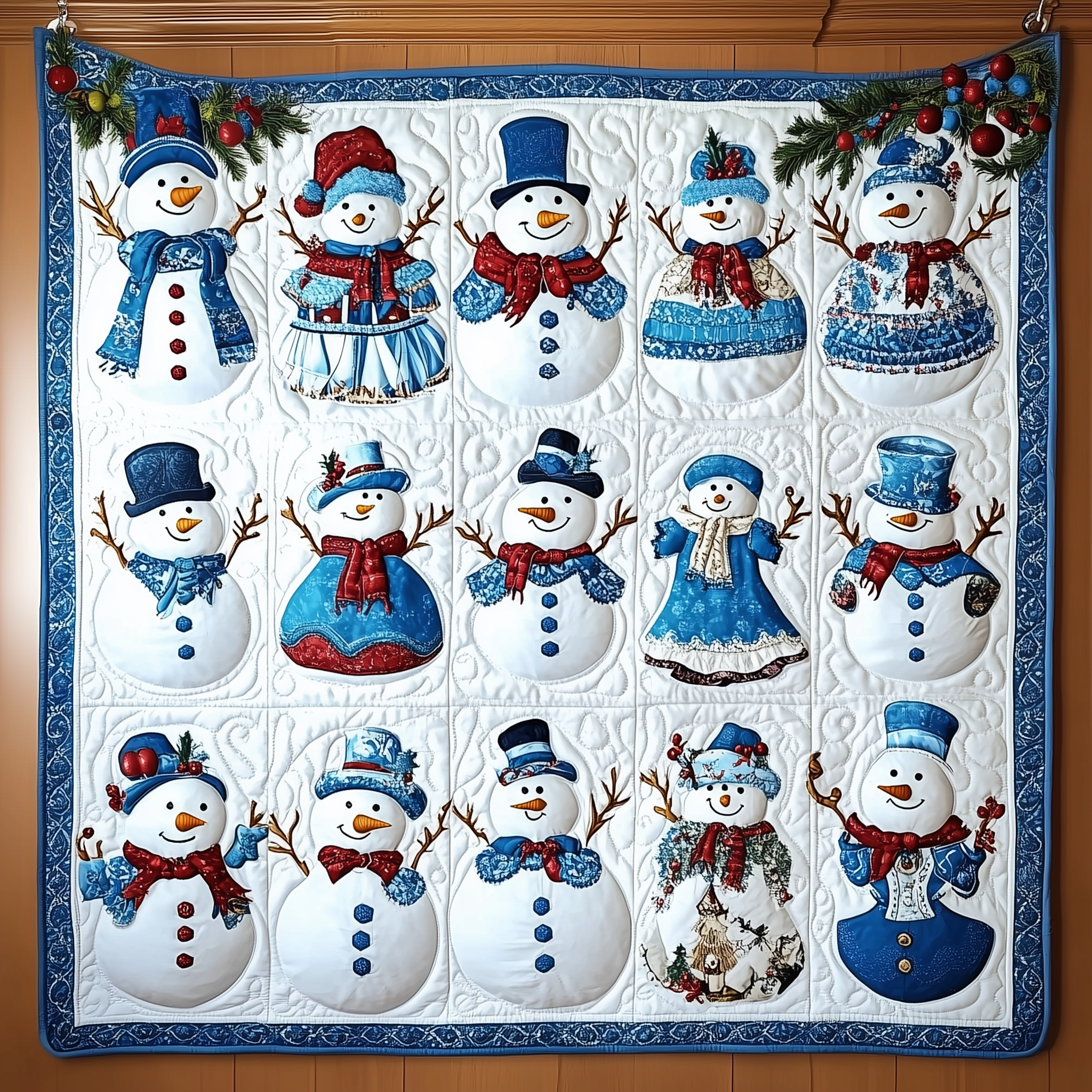 Let It Snow Vintage Quilted Blanket Unique Throw Blanket Christmas Gift Ideas For Him Let It Snow Vintage Quilted Blanket Unique Throw Blanket Christmas Gift Ideas For Him