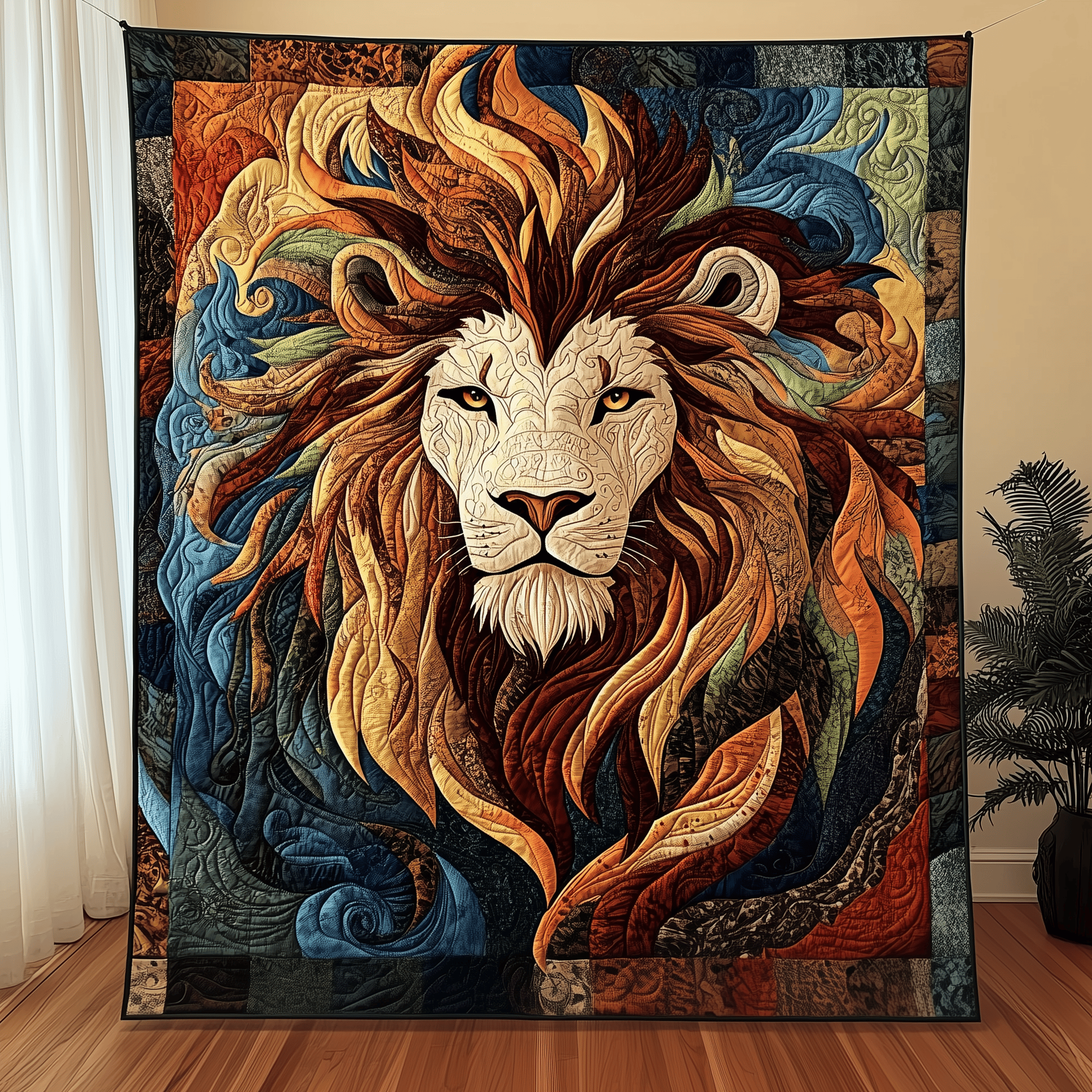 Lion Quilted Blanket Enjoy Tailored Comfort with Our Exclusive Blanket Lion Quilted Blanket Enjoy Tailored Comfort with Our Exclusive Blanket