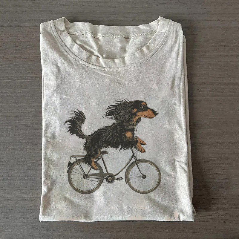 Long Haired Dachshund T-Shirt Cute Wiener Dog Shirt Mother Daughter Gifts Long Haired Dachshund T-Shirt Cute Wiener Dog Shirt Mother Daughter Gifts