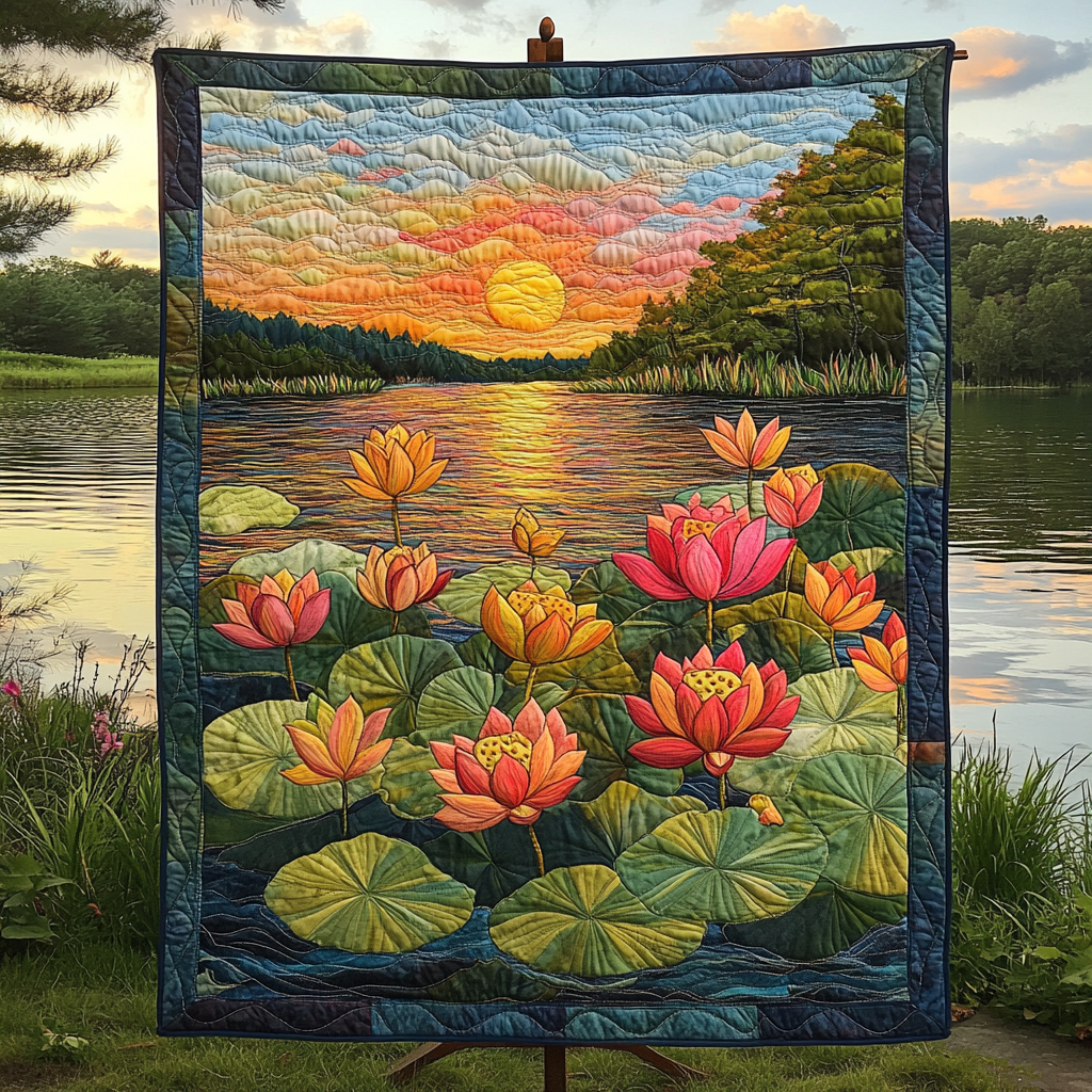 Lotus Blossom Quilted Blanket Flower Arrangement Ideas Lotus Blossom Quilted Blanket Flower Arrangement Ideas