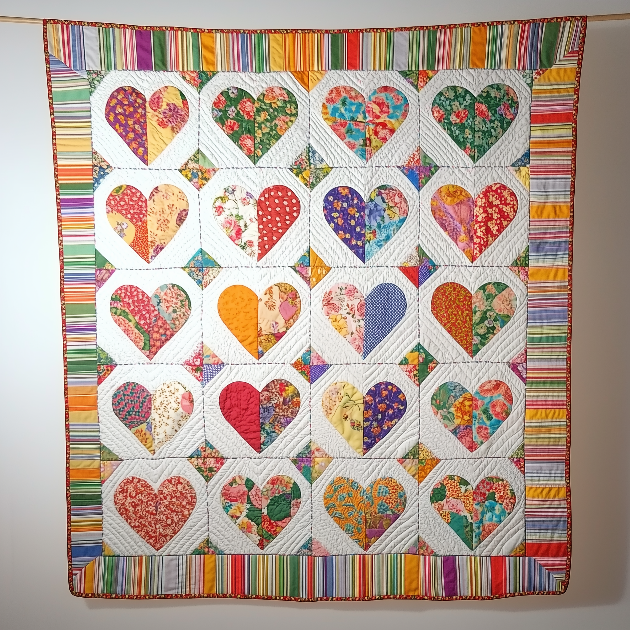 Love in Bloom Quilted Blanket Unique Throw Blanket Item Merch Valentine'S Day Gift Ideas For Him Love in Bloom Quilted Blanket Unique Throw Blanket Item Merch Valentine'S Day Gift Ideas For Him