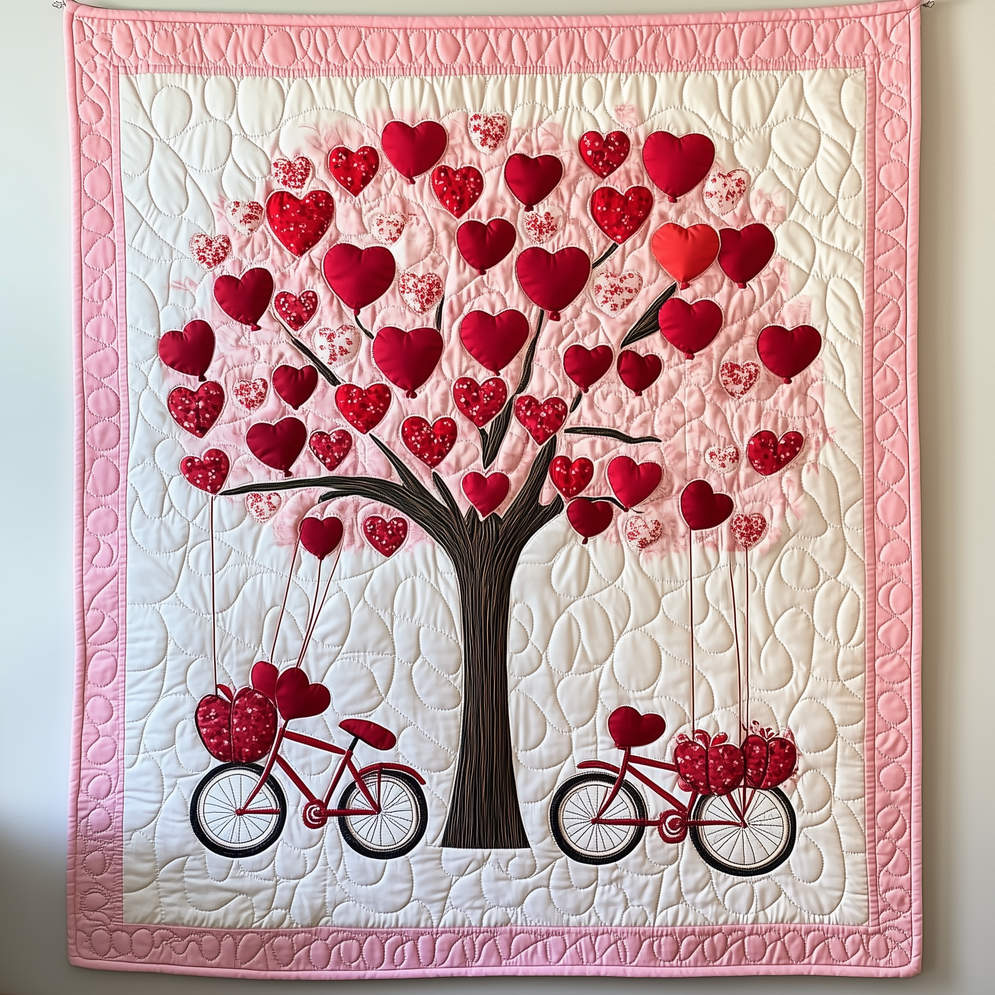 Love Is In The Air Quilted Blanket Unique Throw Blanket Item Merch Cute Valentines Gifts Love Is In The Air Quilted Blanket Unique Throw Blanket Item Merch Cute Valentines Gifts