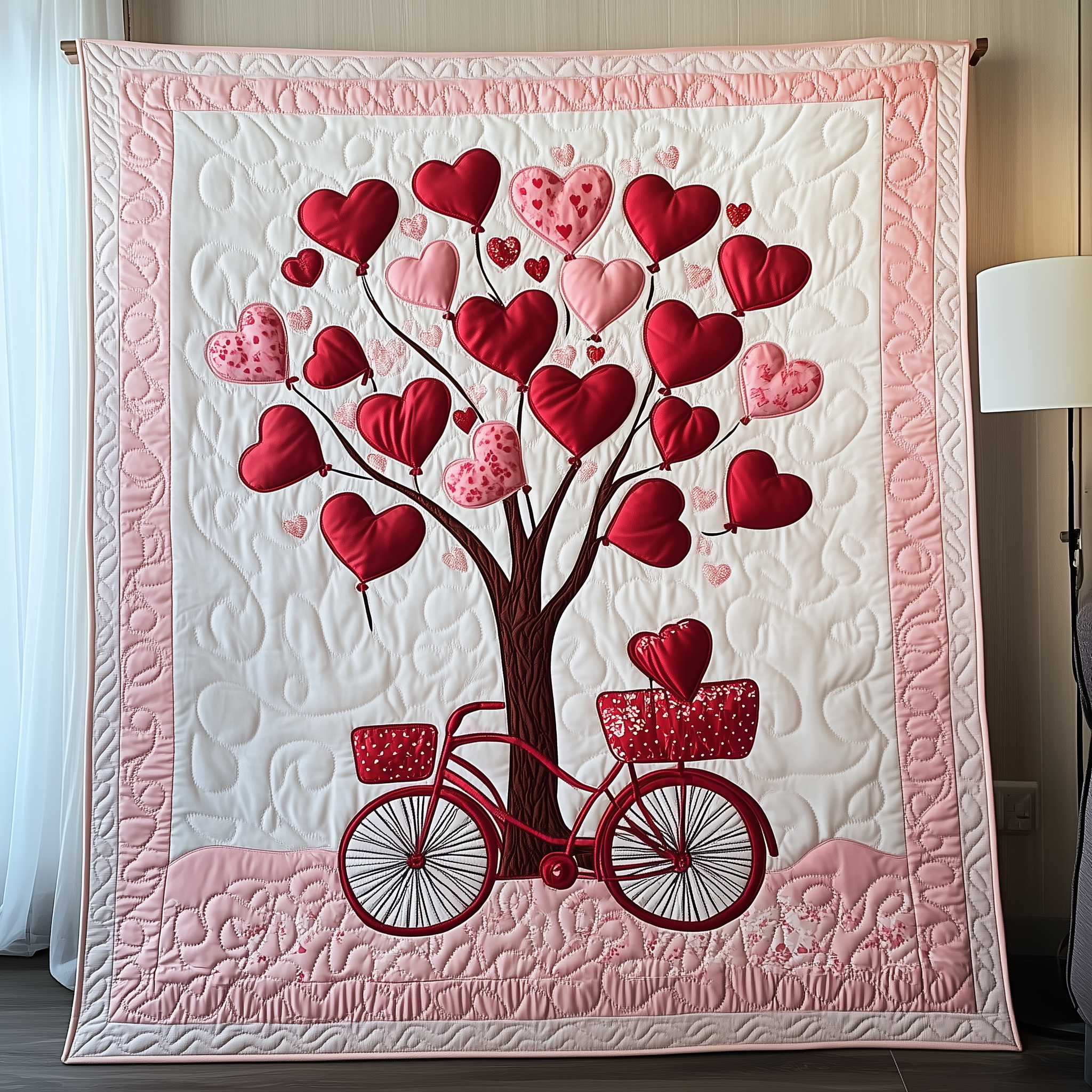 Love Is In The Air Quilted Blanket Unique Throw Blanket Item Merch Gift Suggestions For Valentine'S Day Love Is In The Air Quilted Blanket Unique Throw Blanket Item Merch Gift Suggestions For Valentine'S Day