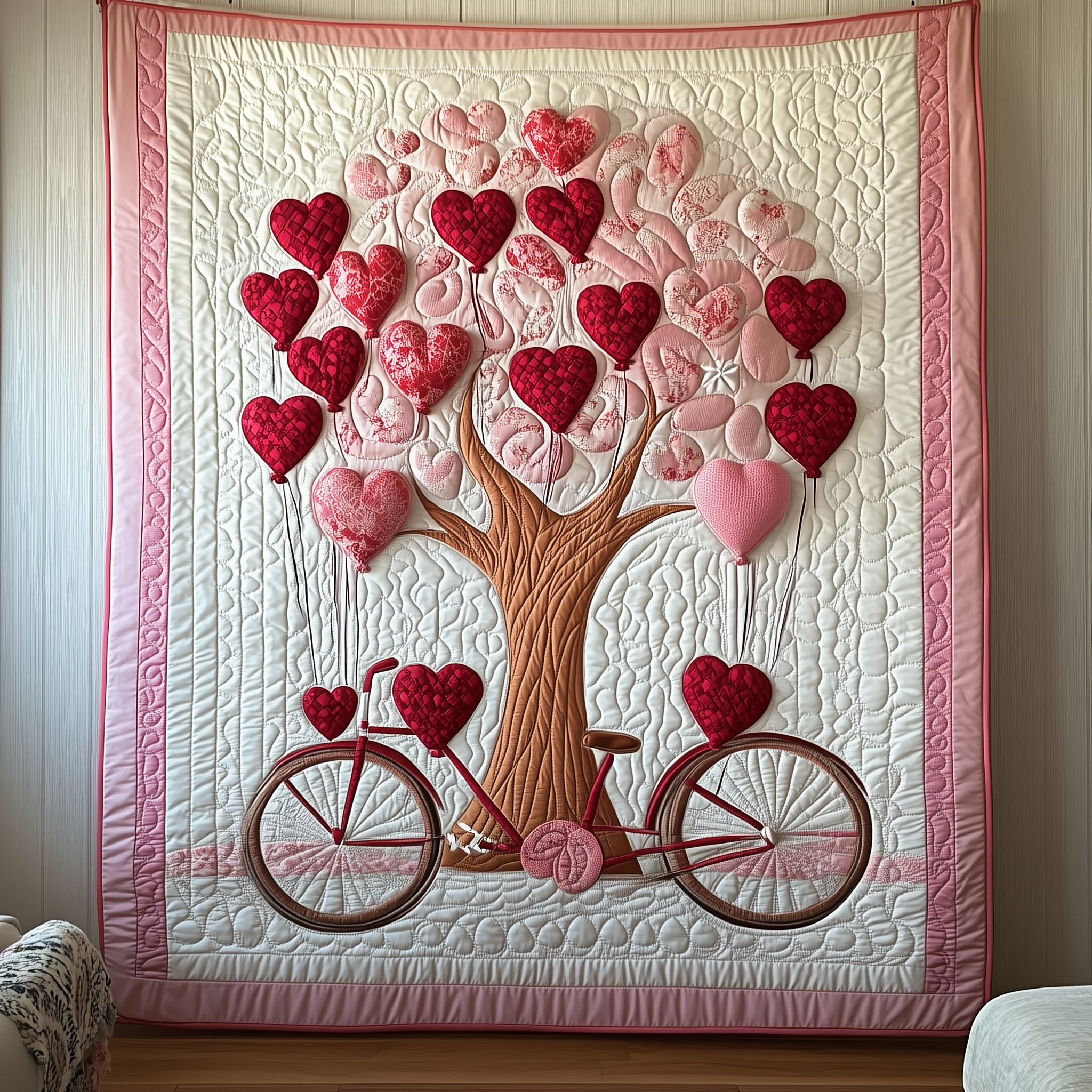 Love Is In The Air Quilted Blanket Unique Throw Blanket Item Merch Unique Valentines Gifts Love Is In The Air Quilted Blanket Unique Throw Blanket Item Merch Unique Valentines Gifts