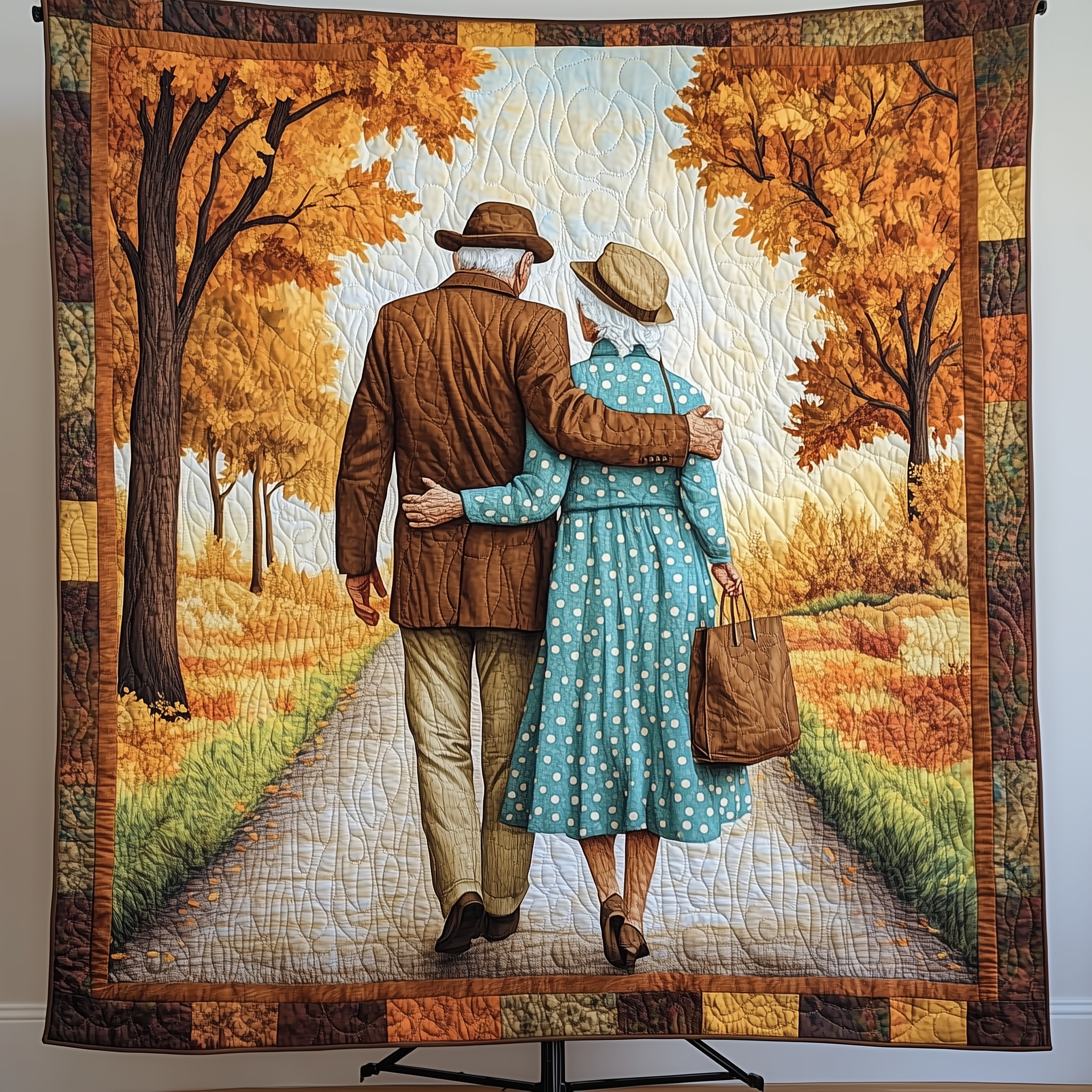 Love's Eternal Pathway Quilted Blanket Enjoy Cozy Moments Together with the Perfect Blanket Love's Eternal Pathway Quilted Blanket Enjoy Cozy Moments Together with the Perfect Blanket
