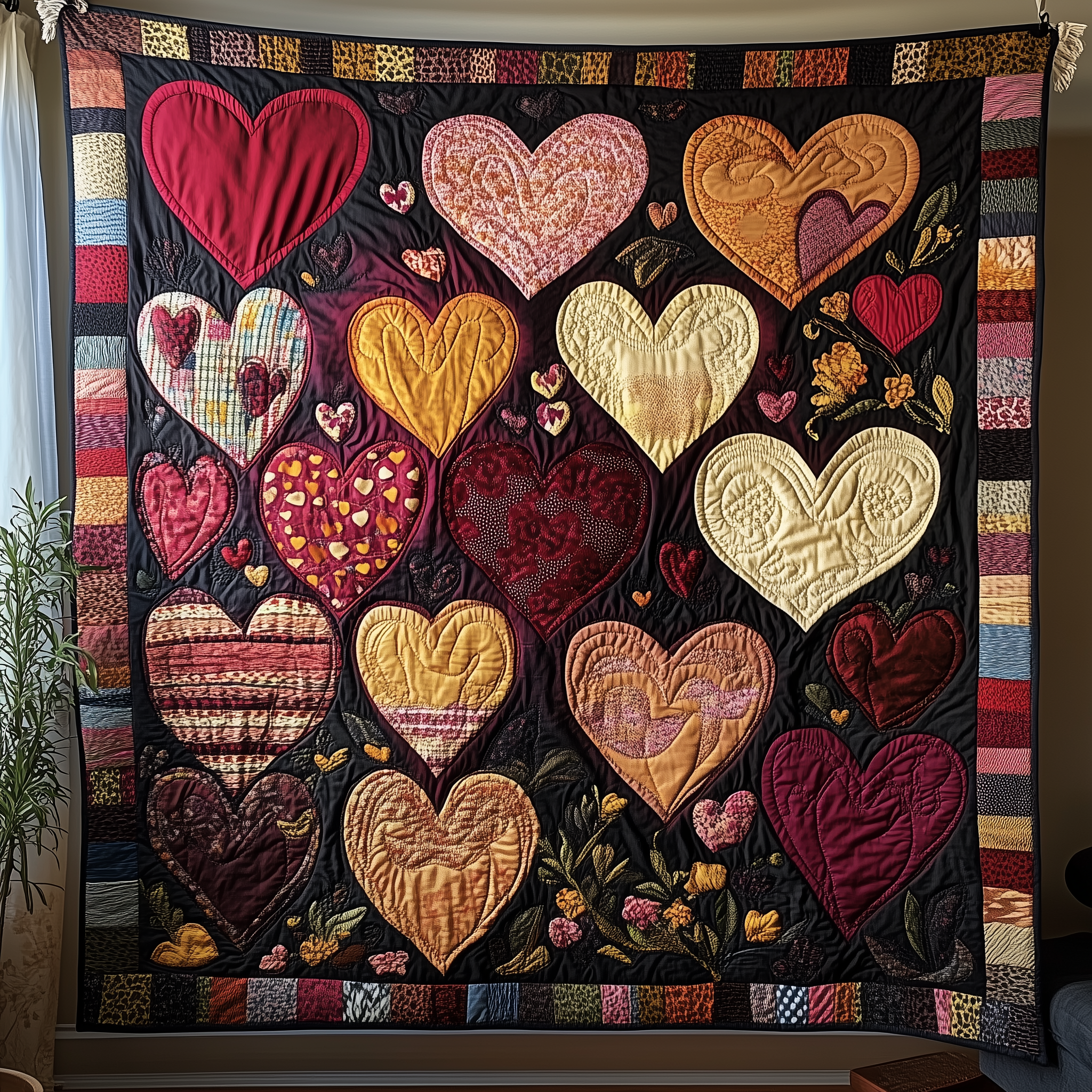 Loving Heart Quilted Blanket Best Throw Blanket Best Valentines Gifts For Her Loving Heart Quilted Blanket Best Throw Blanket Best Valentines Gifts For Her