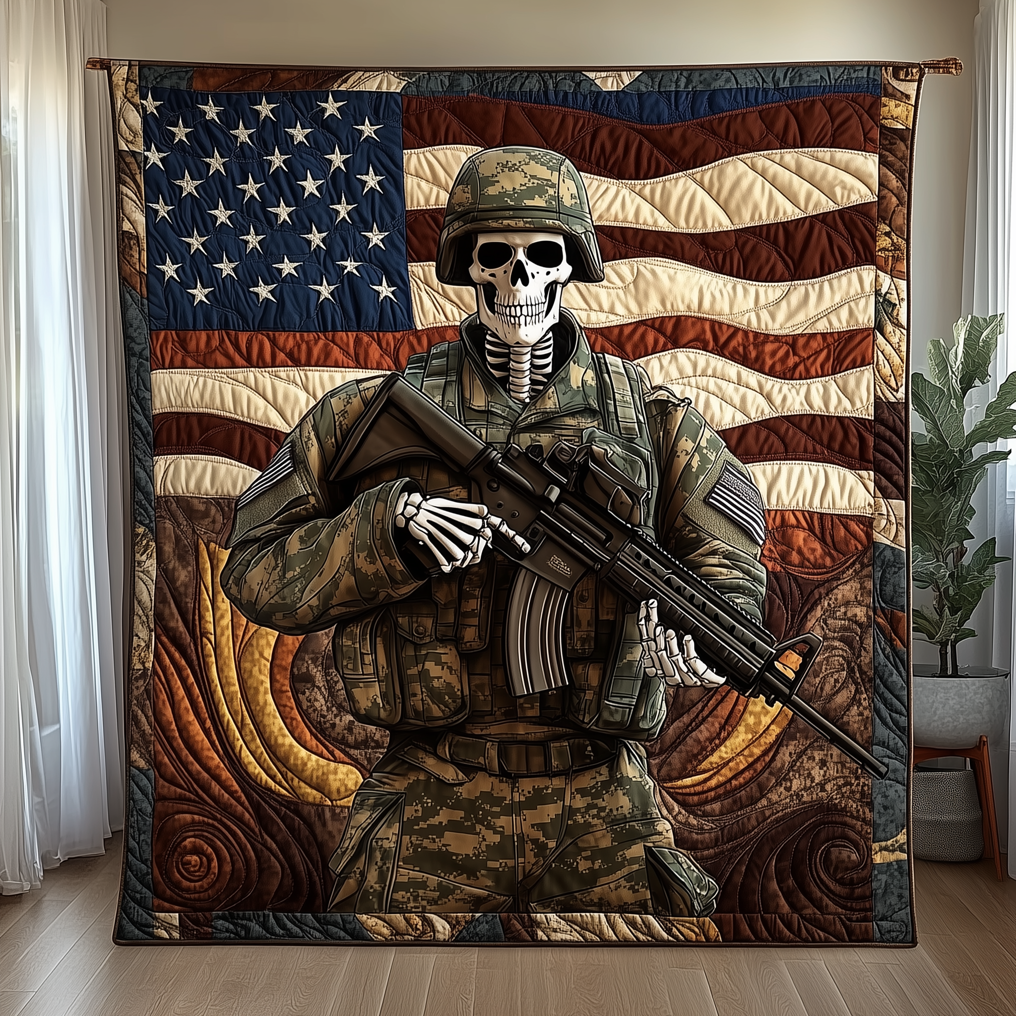 Loyal to the End Quilted Blanket Throw Blankets For Couch Mother And Son Christmas Gifts Loyal to the End Quilted Blanket Throw Blankets For Couch Mother And Son Christmas Gifts