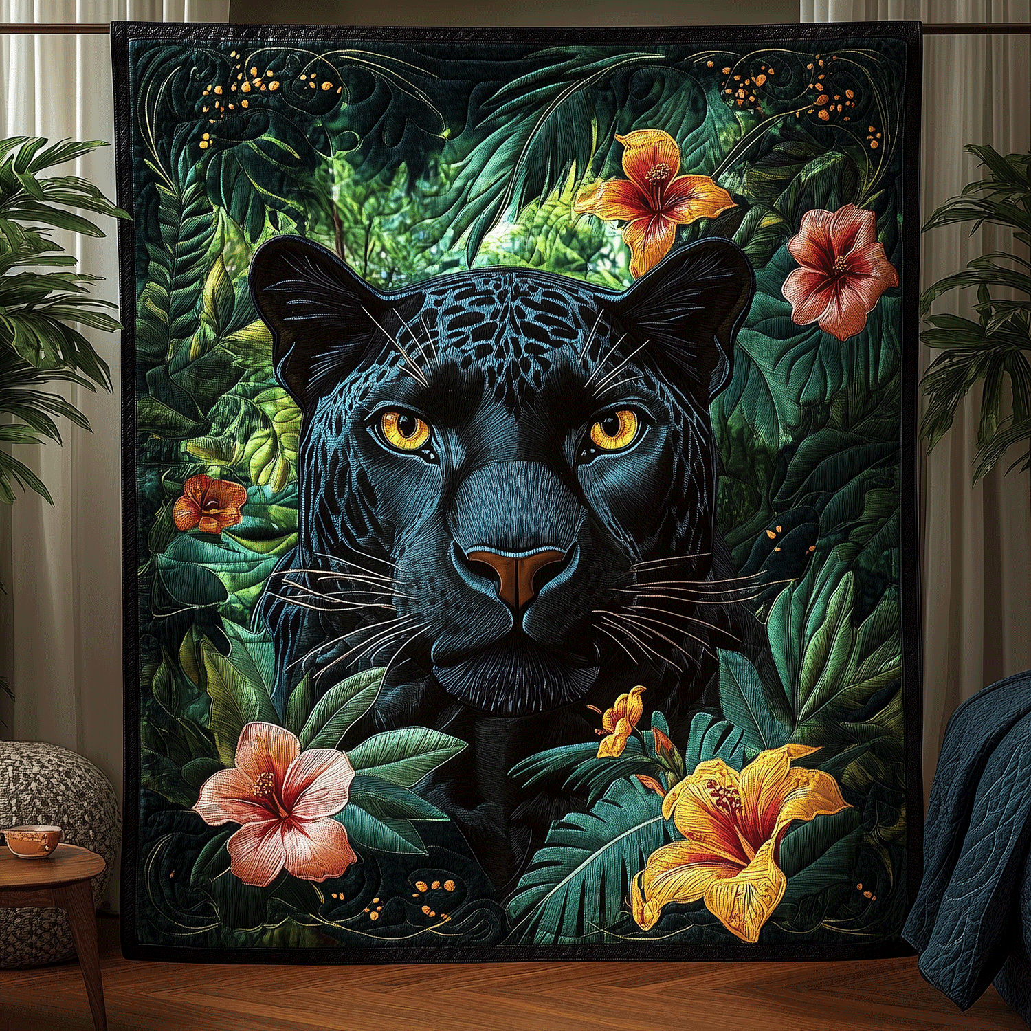 Lush Panther Quilted Blanket Father And Daughter Gifts Lush Panther Quilted Blanket Father And Daughter Gifts