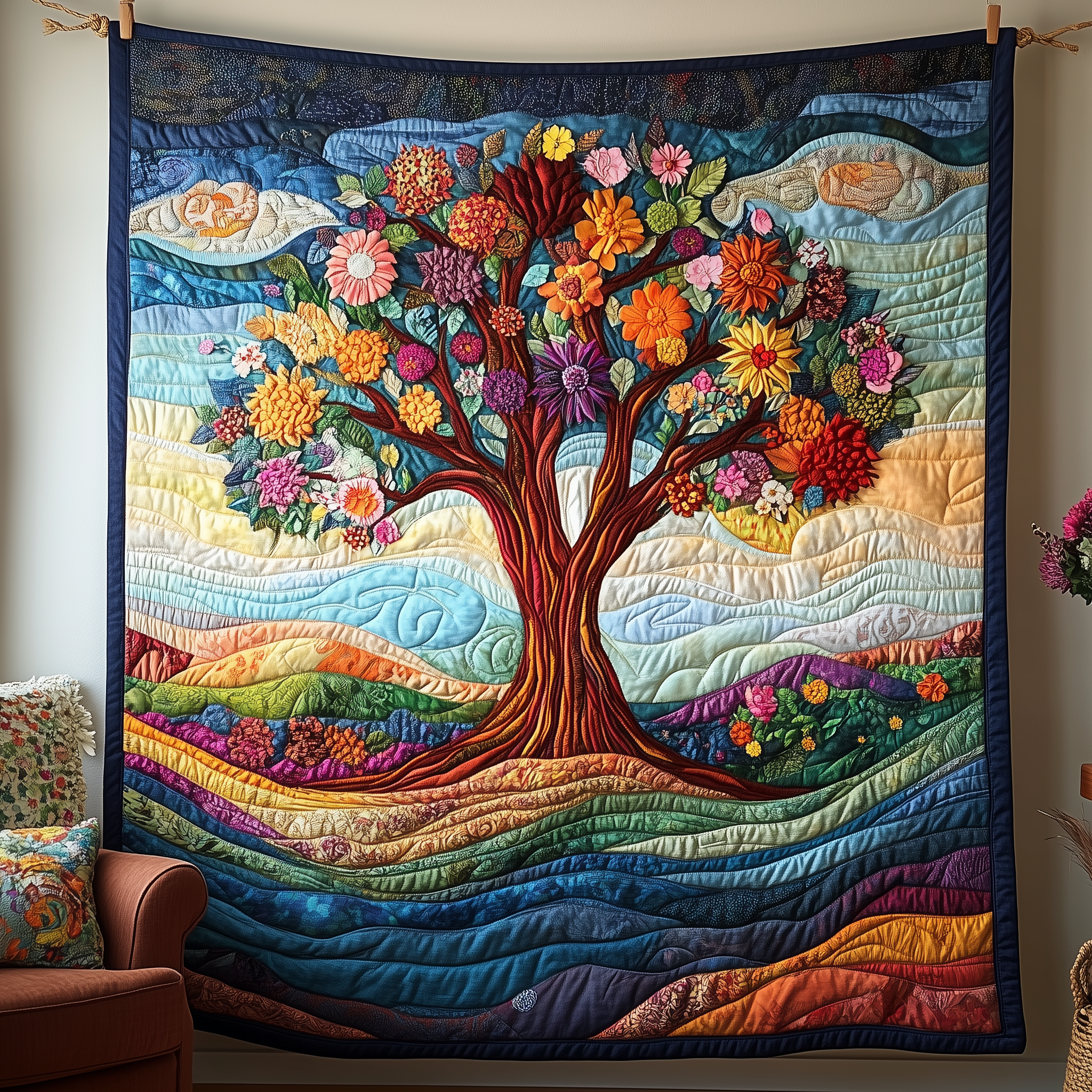 Lush Tree Of Life Quilted Best Throw Blanket Birthday Presents For Mom Ideas Lush Tree Of Life Quilted Best Throw Blanket Birthday Presents For Mom Ideas