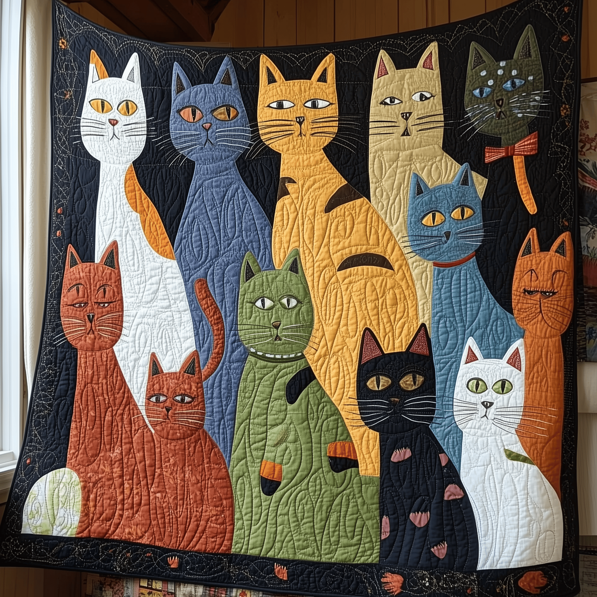 Magic Cat Quilted Blanket Bring the Family Together with a Blanket Everyone Loves Magic Cat Quilted Blanket Bring the Family Together with a Blanket Everyone Loves
