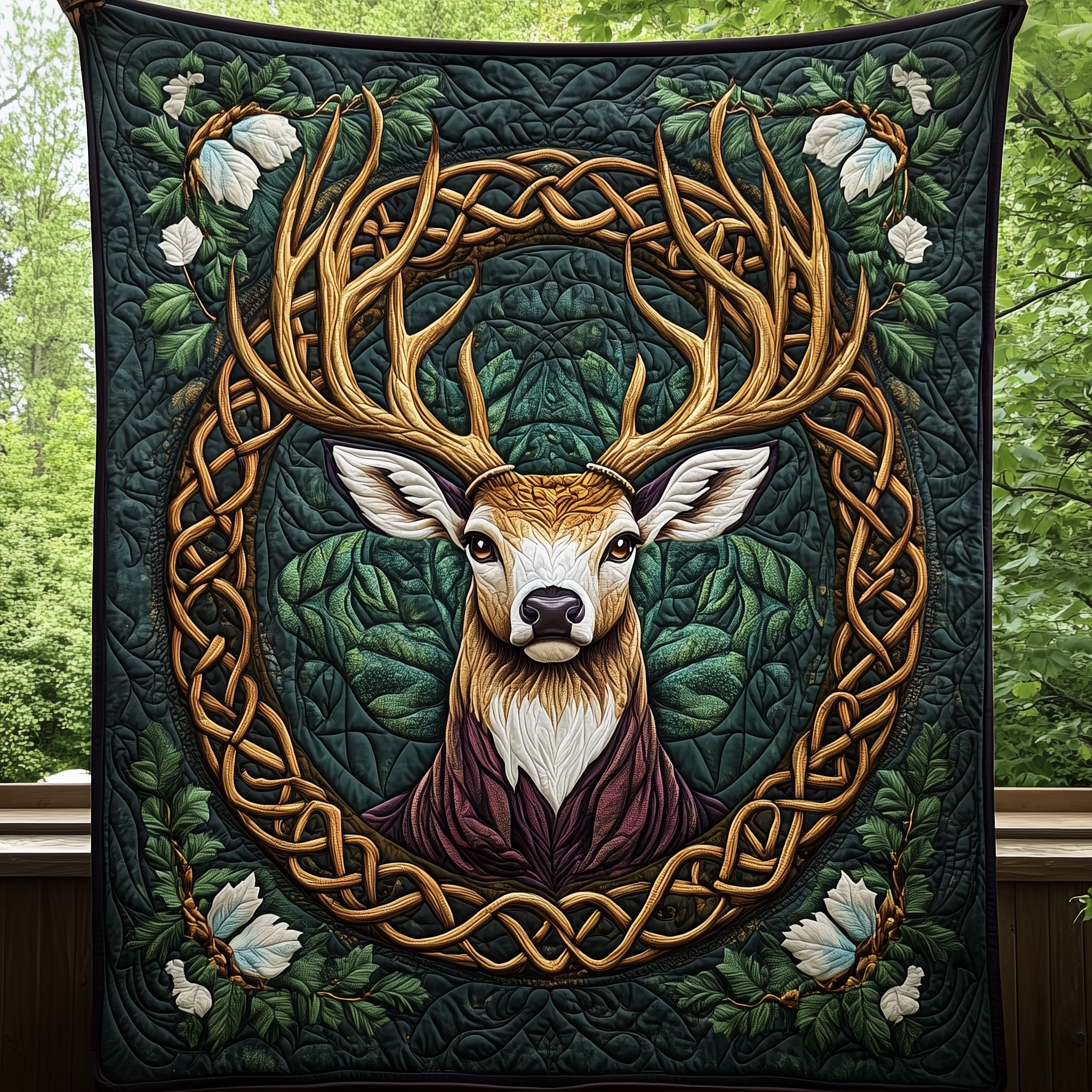Majestic Deer Haven Quilted Blanket Throw Blankets For Couch Deer Gifts For Him Majestic Deer Haven Quilted Blanket Throw Blankets For Couch Deer Gifts For Him