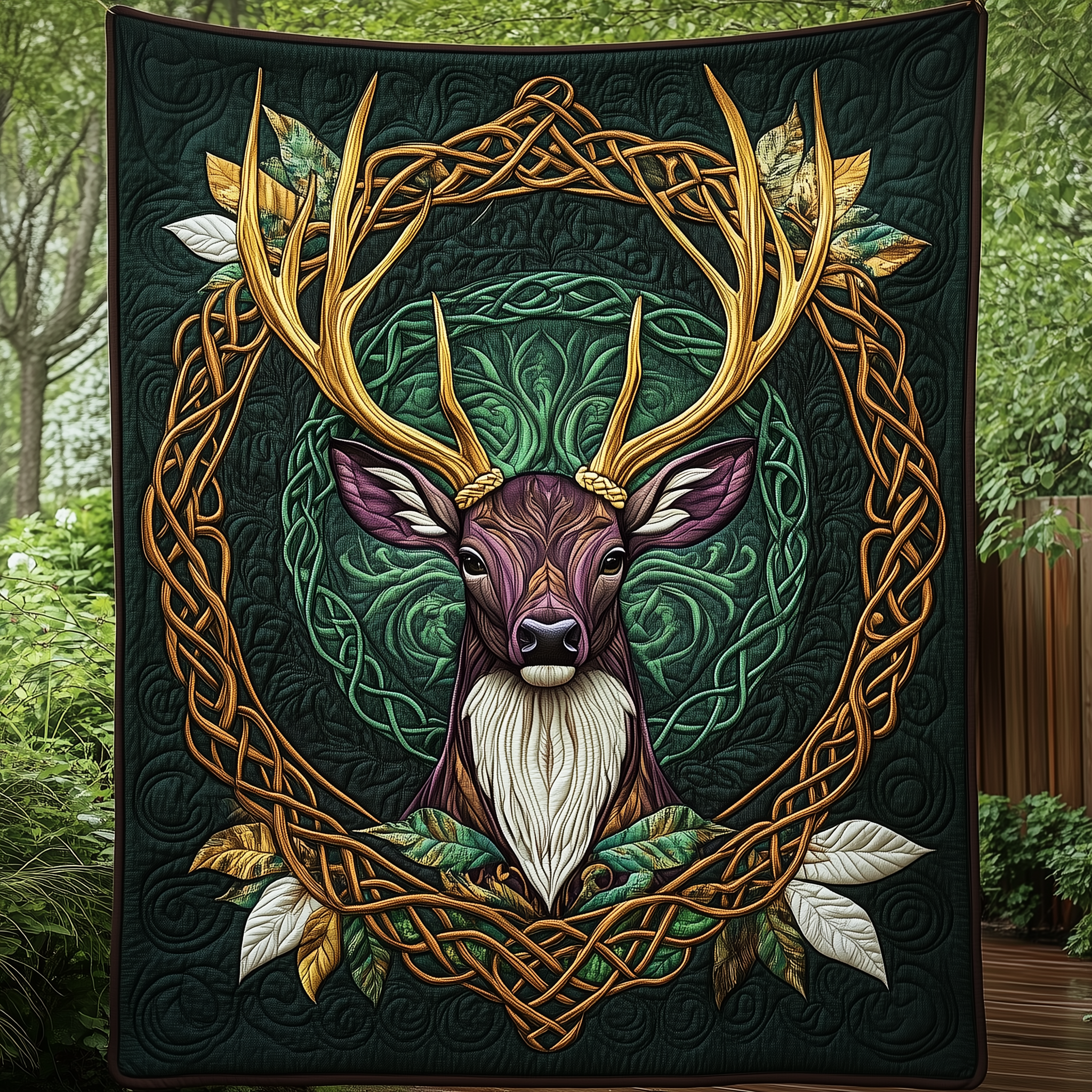 Majestic Deer Haven Quilted Blanket Throw Blankets For Couch Presents For Deer Hunters Majestic Deer Haven Quilted Blanket Throw Blankets For Couch Presents For Deer Hunters