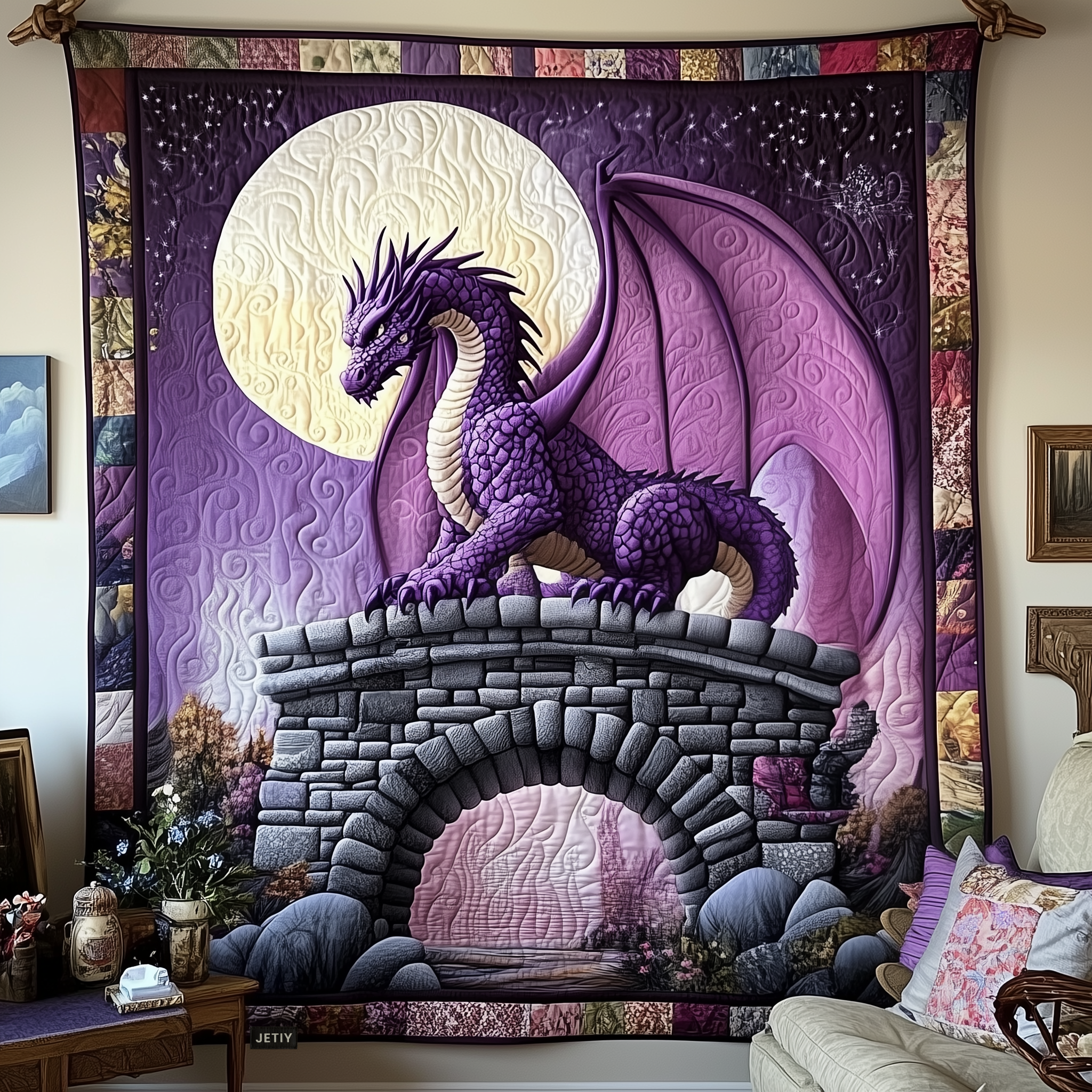 Majestic Dragon Quilted Blanket Feel the Magic of Family Time with a Blanket That Fits All Majestic Dragon Quilted Blanket Feel the Magic of Family Time with a Blanket That Fits All