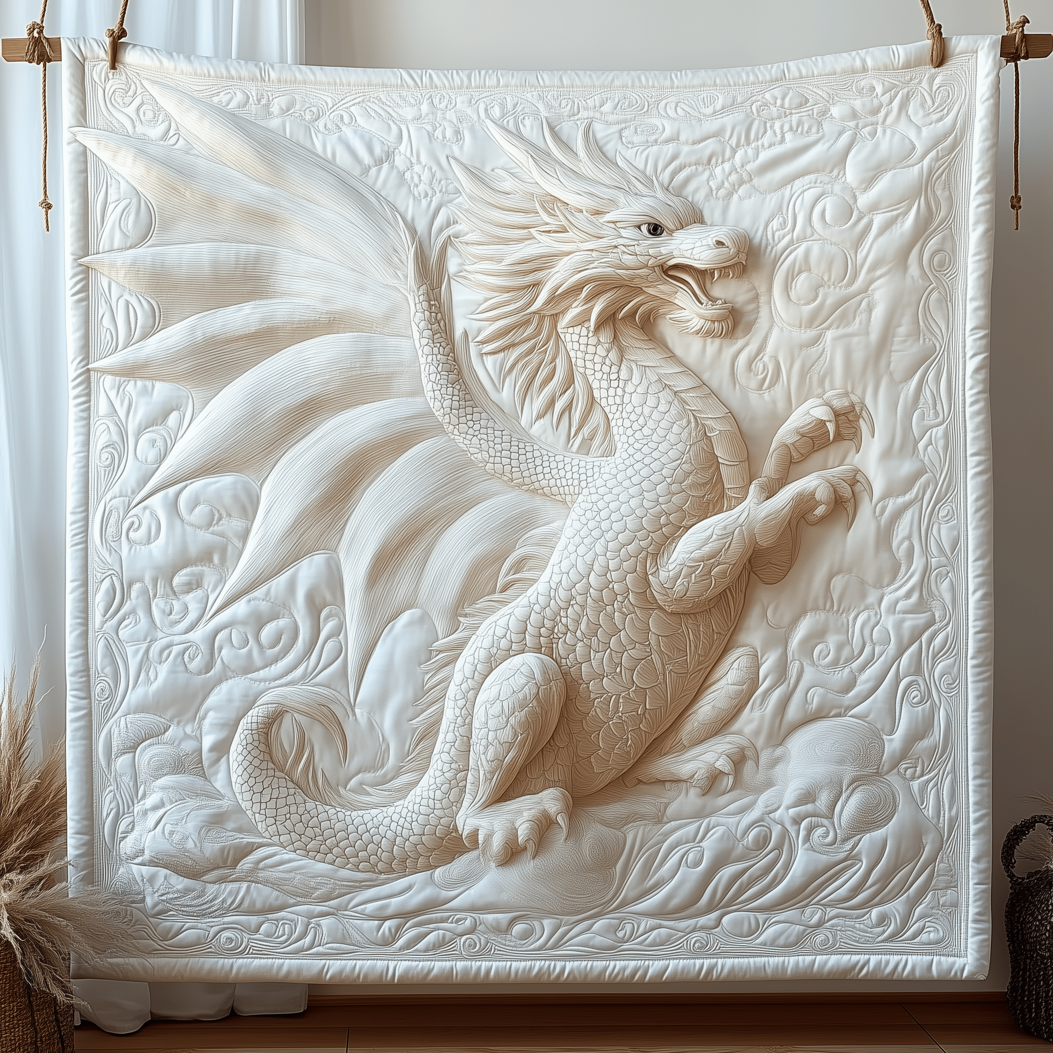 Majestic Dragon Quilted Blanket Snuggle Up with a Blanket That Brings Everyone Closer Majestic Dragon Quilted Blanket Snuggle Up with a Blanket That Brings Everyone Closer