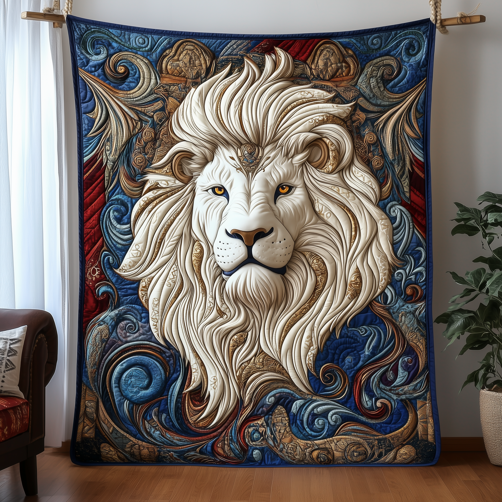 Majestic Leo Zodiac Sign Quilted Blanket Nice Throw Blankets Father Daughter Necklace Majestic Leo Zodiac Sign Quilted Blanket Nice Throw Blankets Father Daughter Necklace
