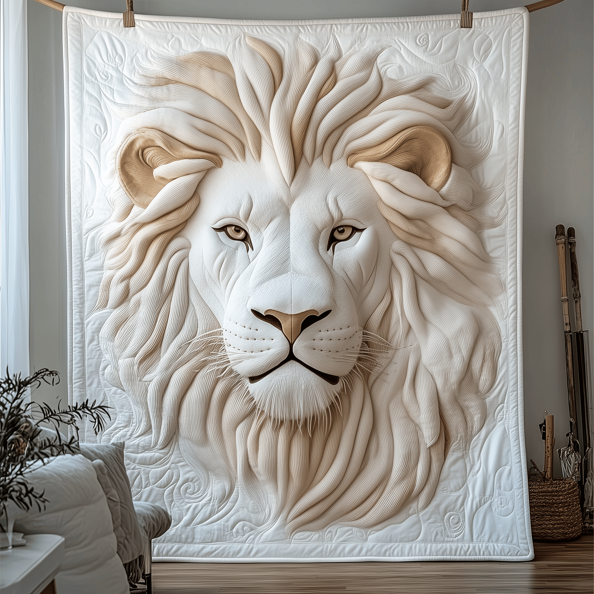 Majestic Lion Quilted Blanket Bring the Family Together with a Blanket Everyone Loves Majestic Lion Quilted Blanket Bring the Family Together with a Blanket Everyone Loves