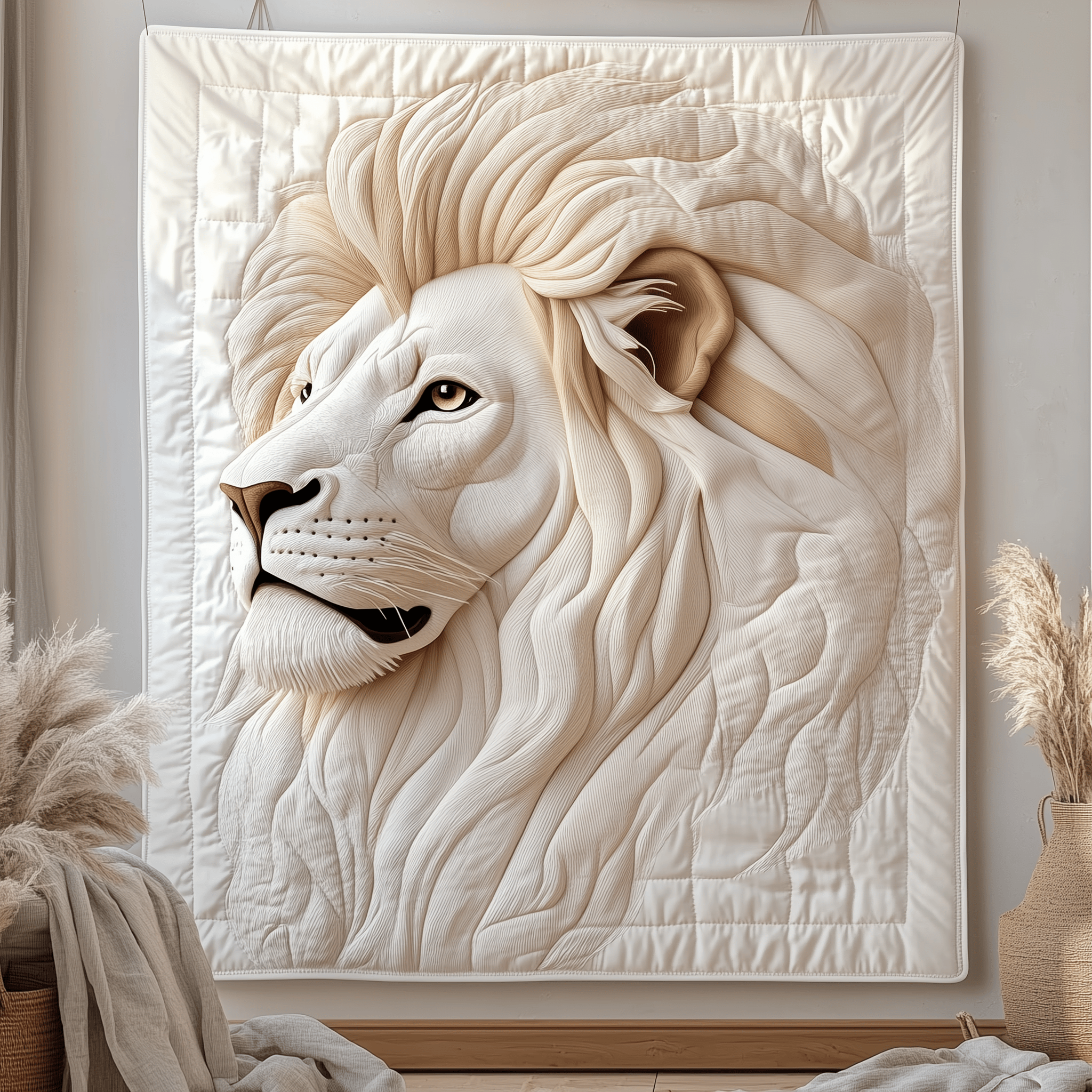 Majestic Lion Quilted Blanket Snuggle Up with a Blanket That Brings Everyone Closer Majestic Lion Quilted Blanket Snuggle Up with a Blanket That Brings Everyone Closer