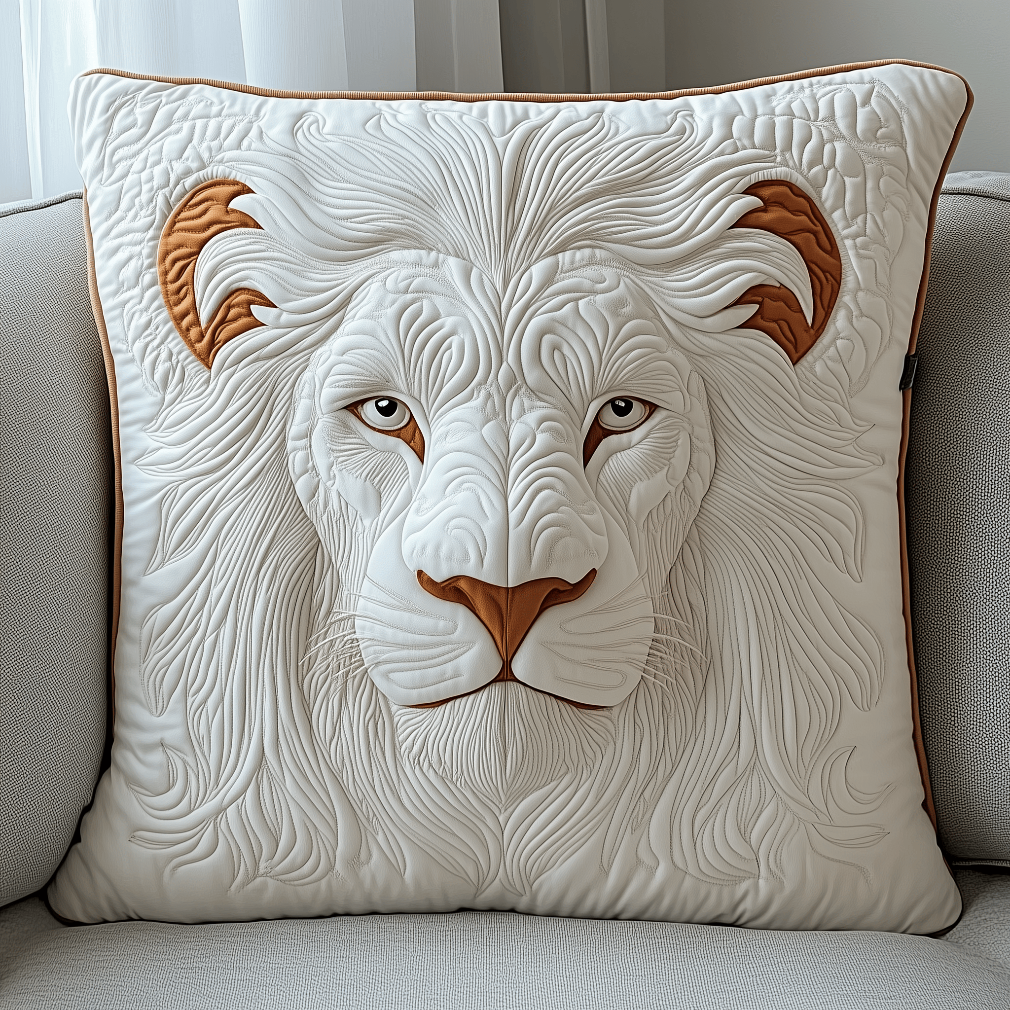 Majestic Lion Quilted Pillow Case A Peaceful Night Awaits with the Perfect Pillow Case Majestic Lion Quilted Pillow Case A Peaceful Night Awaits with the Perfect Pillow Case