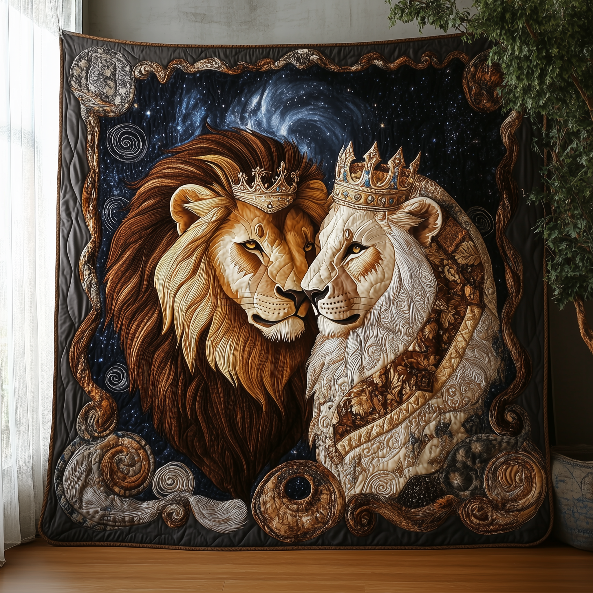 Majestic Lions Bond Quilted Blanket Throw Blankets For Couch Top 10 Father's Day Gifts Majestic Lions Bond Quilted Blanket Throw Blankets For Couch Top 10 Father's Day Gifts
