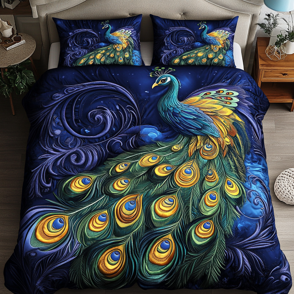 Majestic Plumage Quilted Bedding Set Native American Themed Gifts Majestic Plumage Quilted Bedding Set Native American Themed Gifts