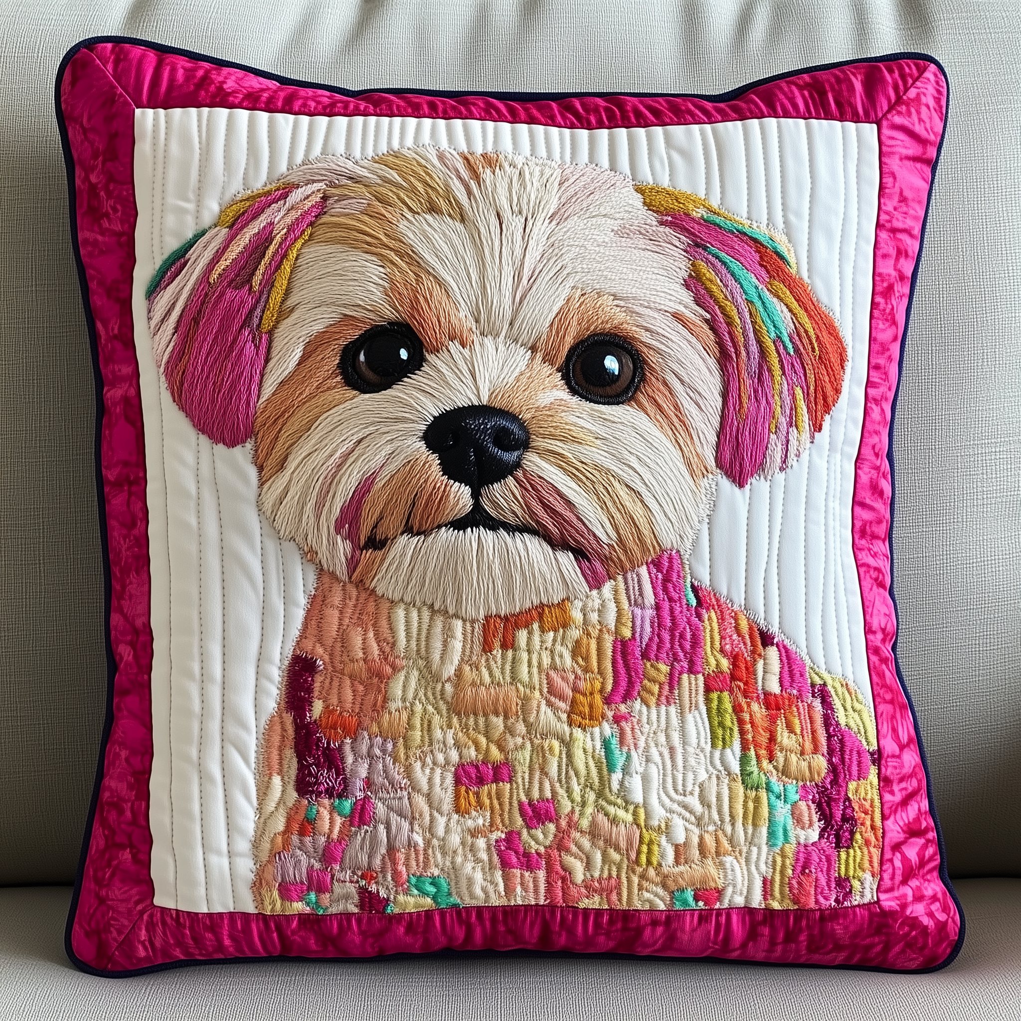Maltese Quilted Pillow Case Feel the Ease of Sleep with Minimalist Pillow Cases Maltese Quilted Pillow Case Feel the Ease of Sleep with Minimalist Pillow Cases