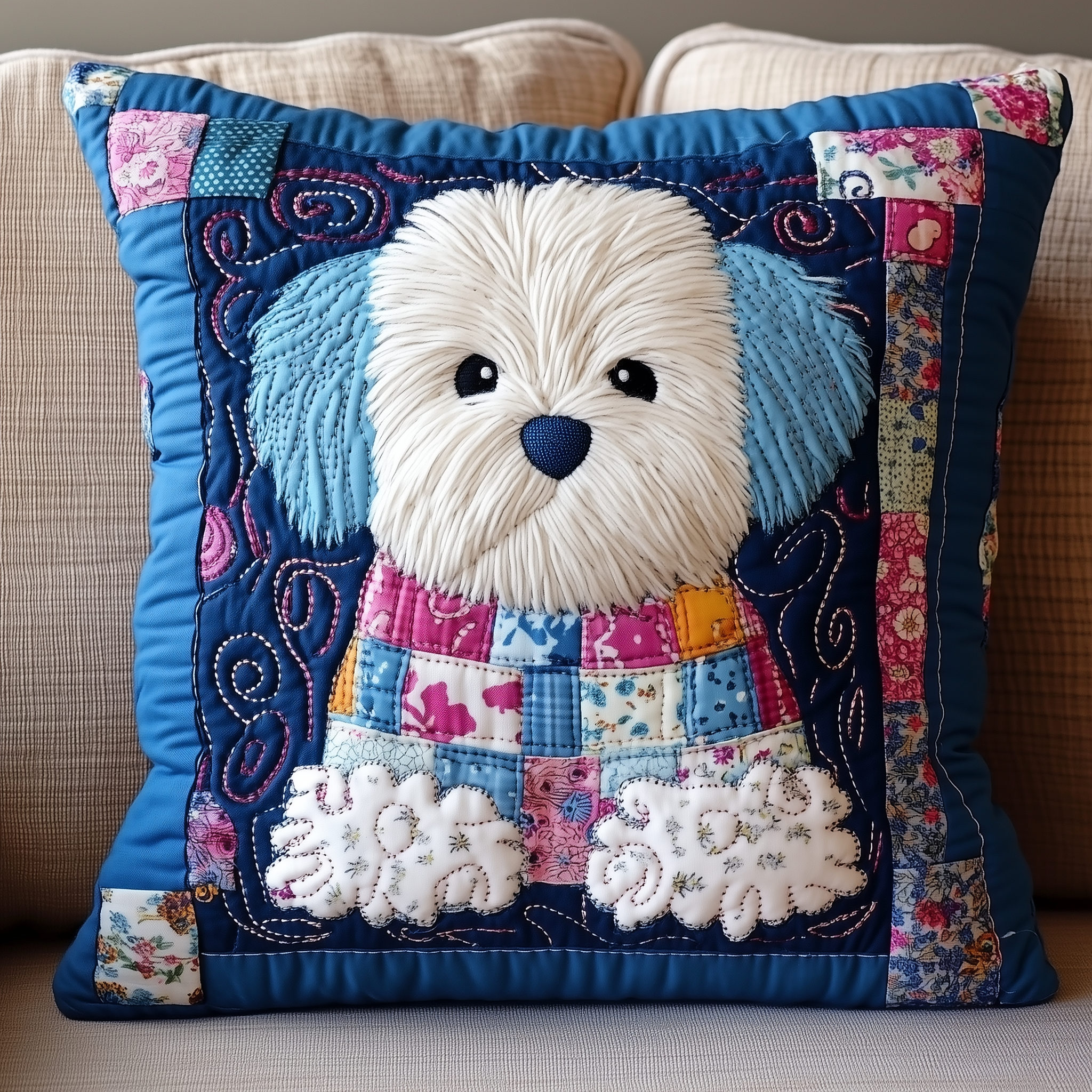 Maltese Quilted Pillow Case Less Fuss More Comfort Pillow Cases Made for You Maltese Quilted Pillow Case Less Fuss More Comfort Pillow Cases Made for You