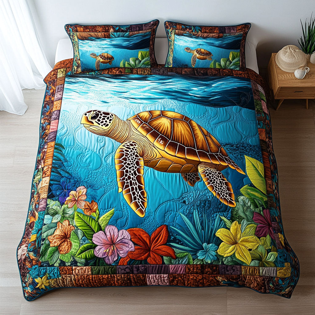 Marine Wanderer Quilted Bedding Set Xmas Gifts For Family Marine Wanderer Quilted Bedding Set Xmas Gifts For Family