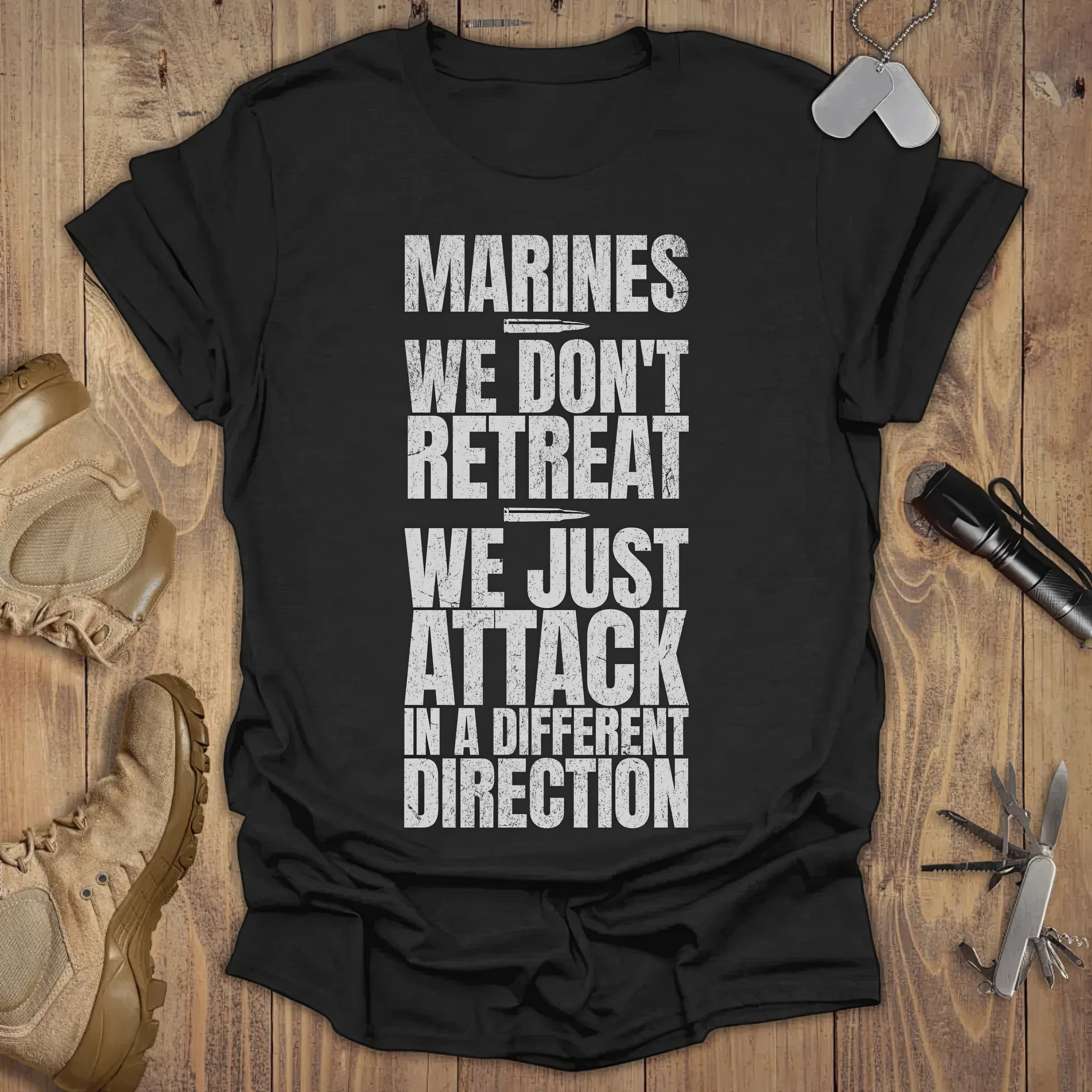 Marines We Don't Retreat We Just Attack Shirt 2nd Amendment T-Shirt Marines We Don't Retreat We Just Attack Shirt 2nd Amendment T-Shirt