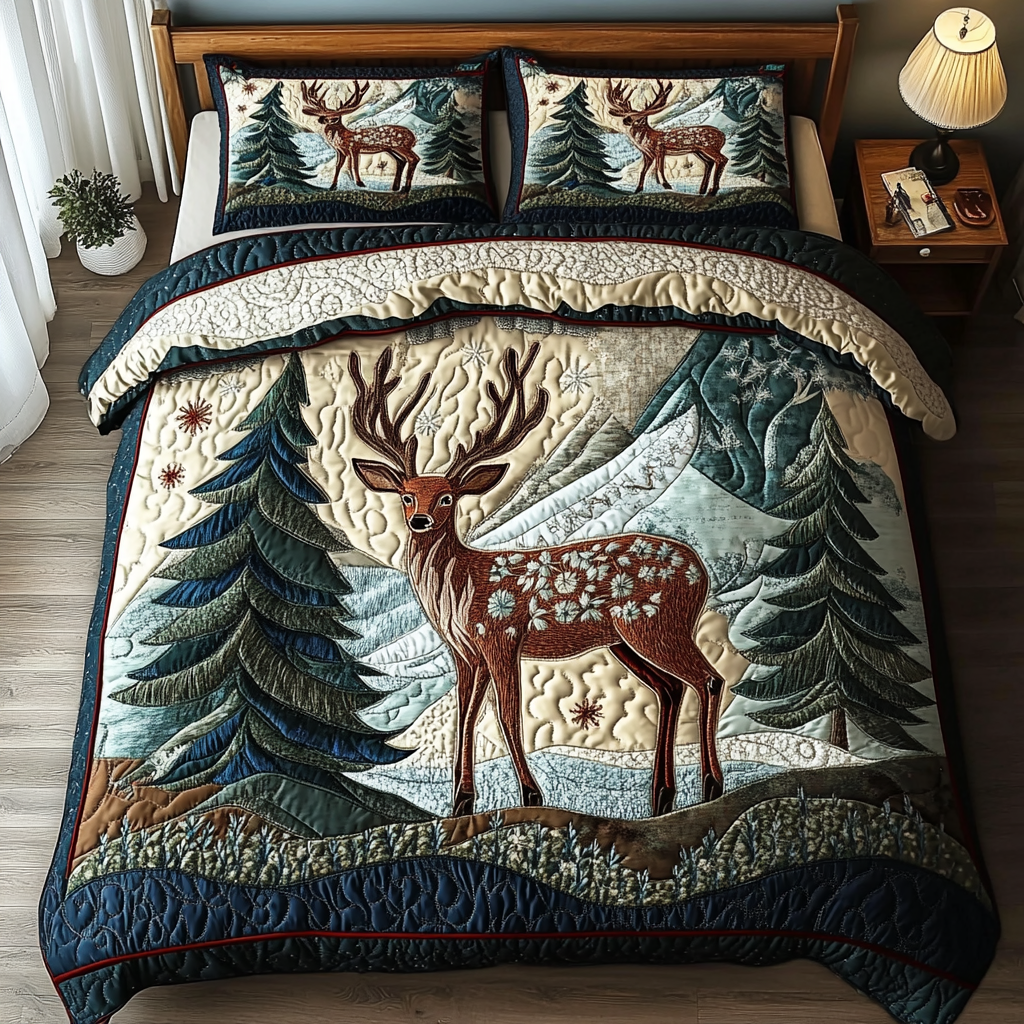 Meadow Keeper Quilted Bedding Set Christmas Presents For Deer Hunters Meadow Keeper Quilted Bedding Set Christmas Presents For Deer Hunters