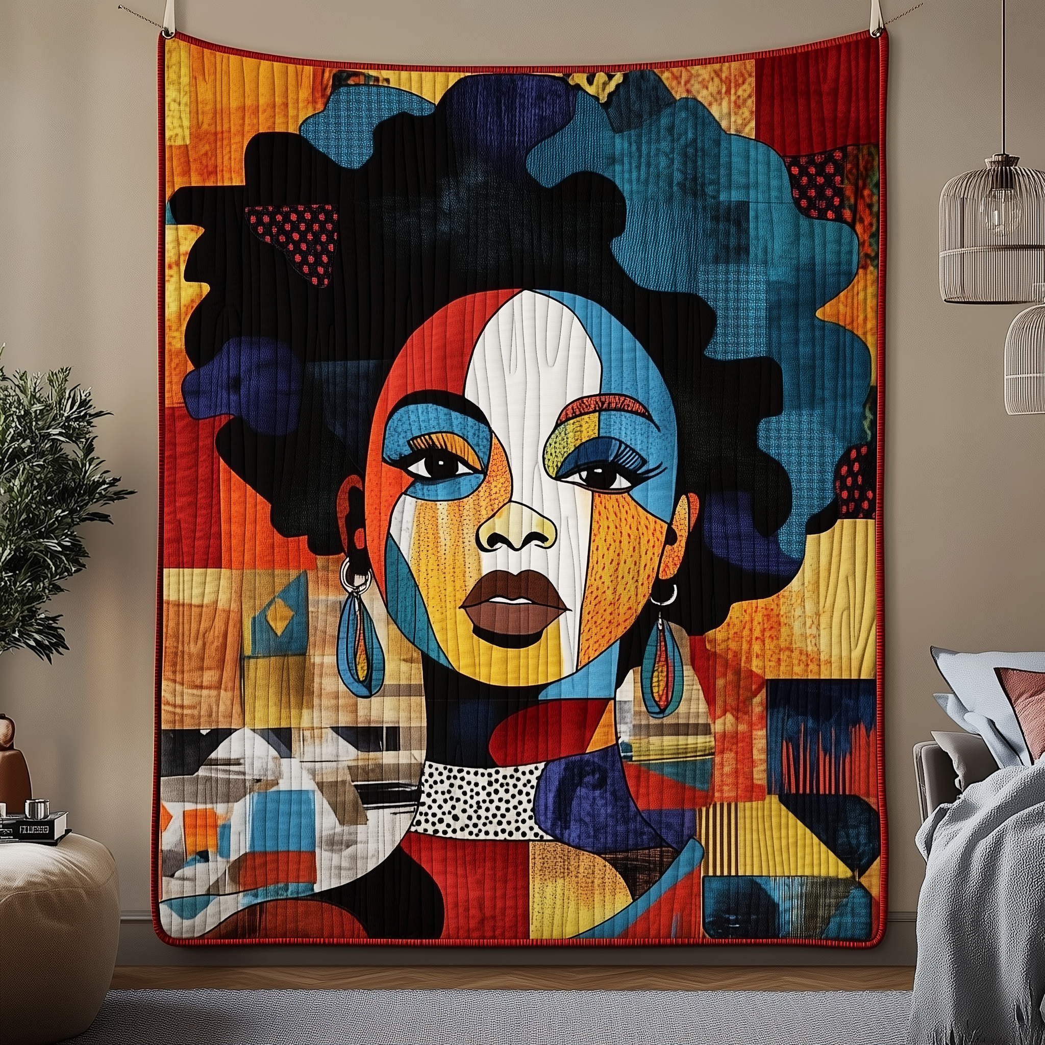 Melanin Haven Quilted Blanket Unique Throw Blanket Item Merch African American Black History Month Best Gifts Melanin Haven Quilted Blanket Unique Throw Blanket Item Merch African American Black History Month Best Gifts