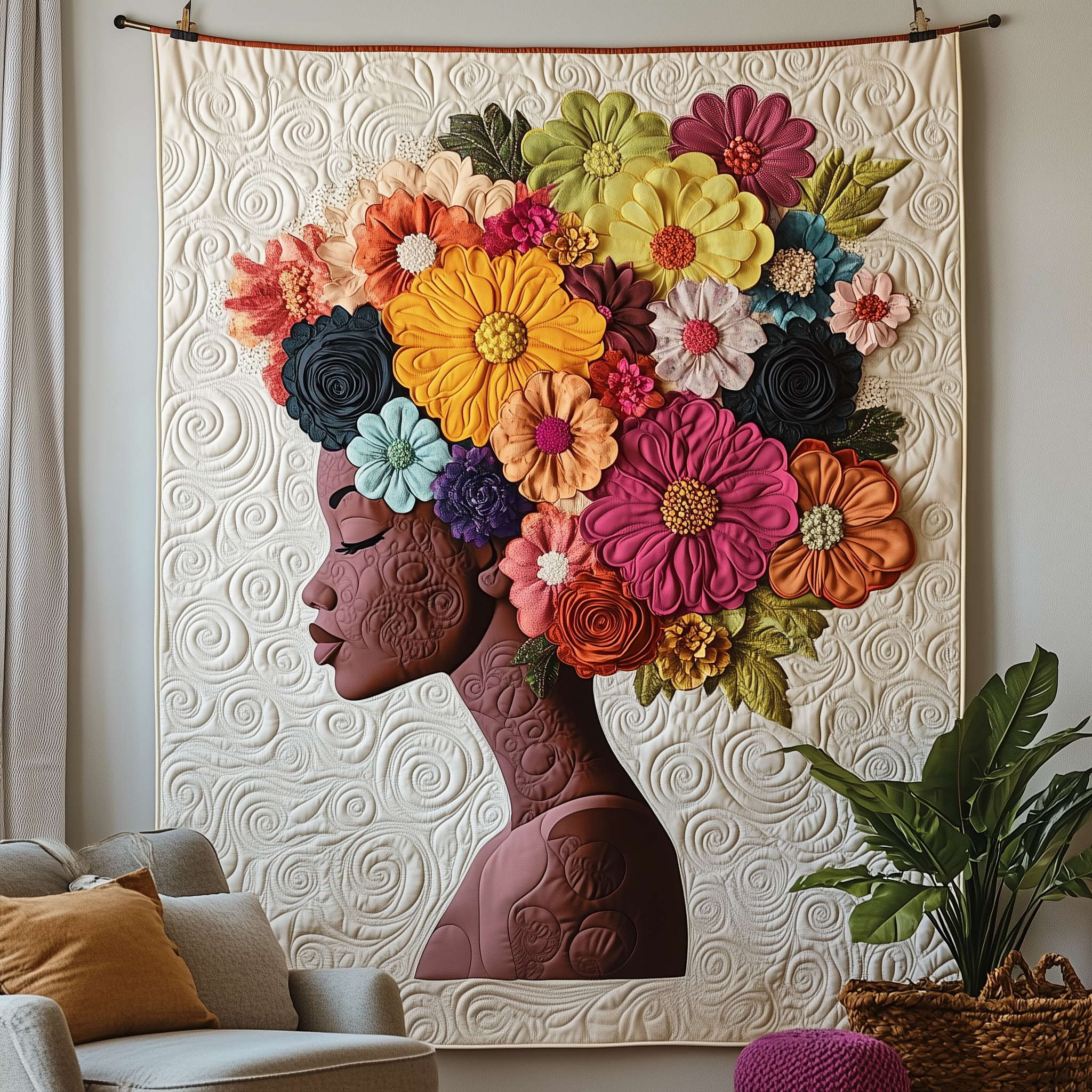 Melanin Meets Mindfulness Quilted Blanket Unique Throw Blanket Item Merch African American Black History Month Gifts For Her Melanin Meets Mindfulness Quilted Blanket Unique Throw Blanket Item Merch African American Black History Month Gifts For Her