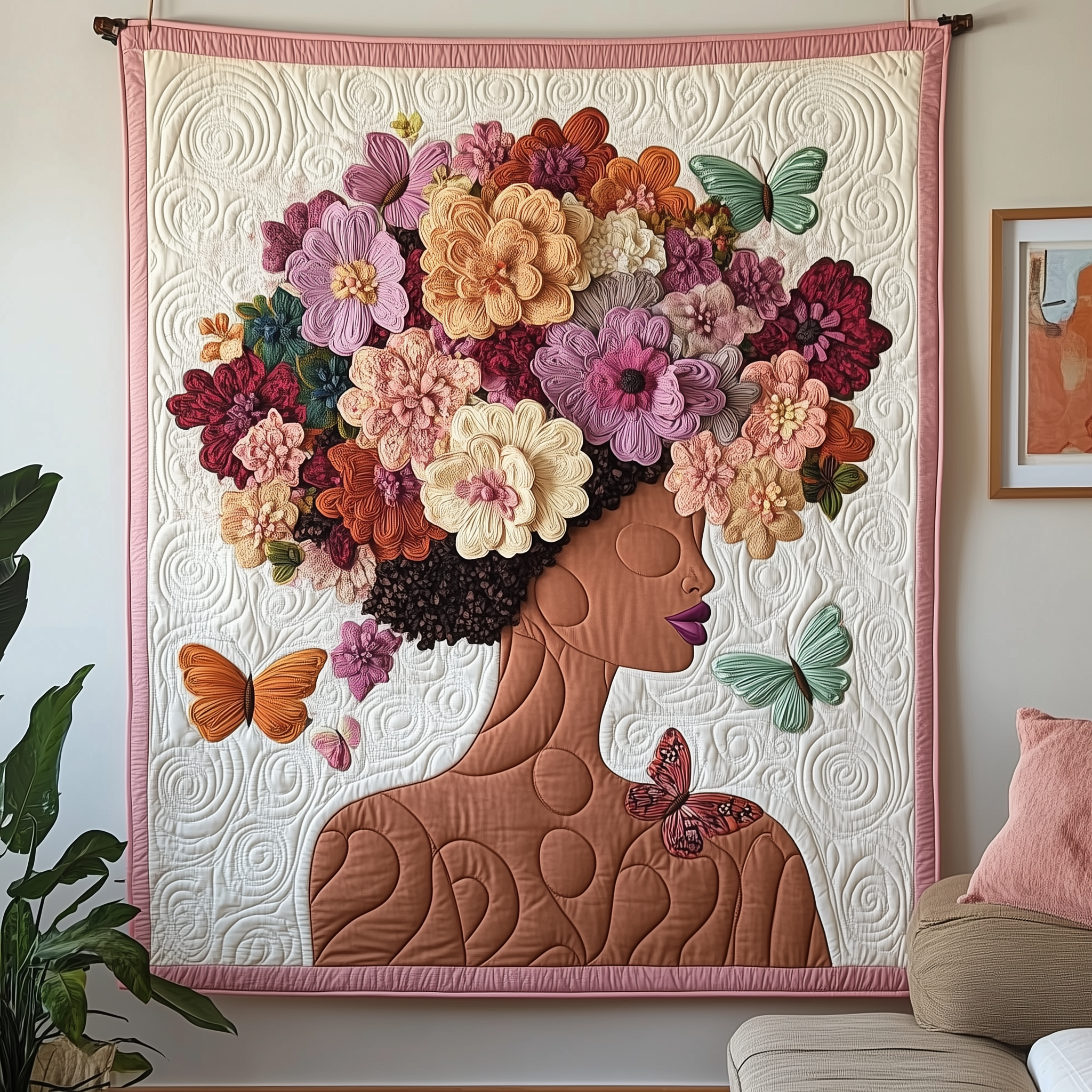 Melanin Meets Mindfulness Quilted Blanket Unique Throw Blanket Item Merch African American Black History Month Gifts For Women Melanin Meets Mindfulness Quilted Blanket Unique Throw Blanket Item Merch African American Black History Month Gifts For Women