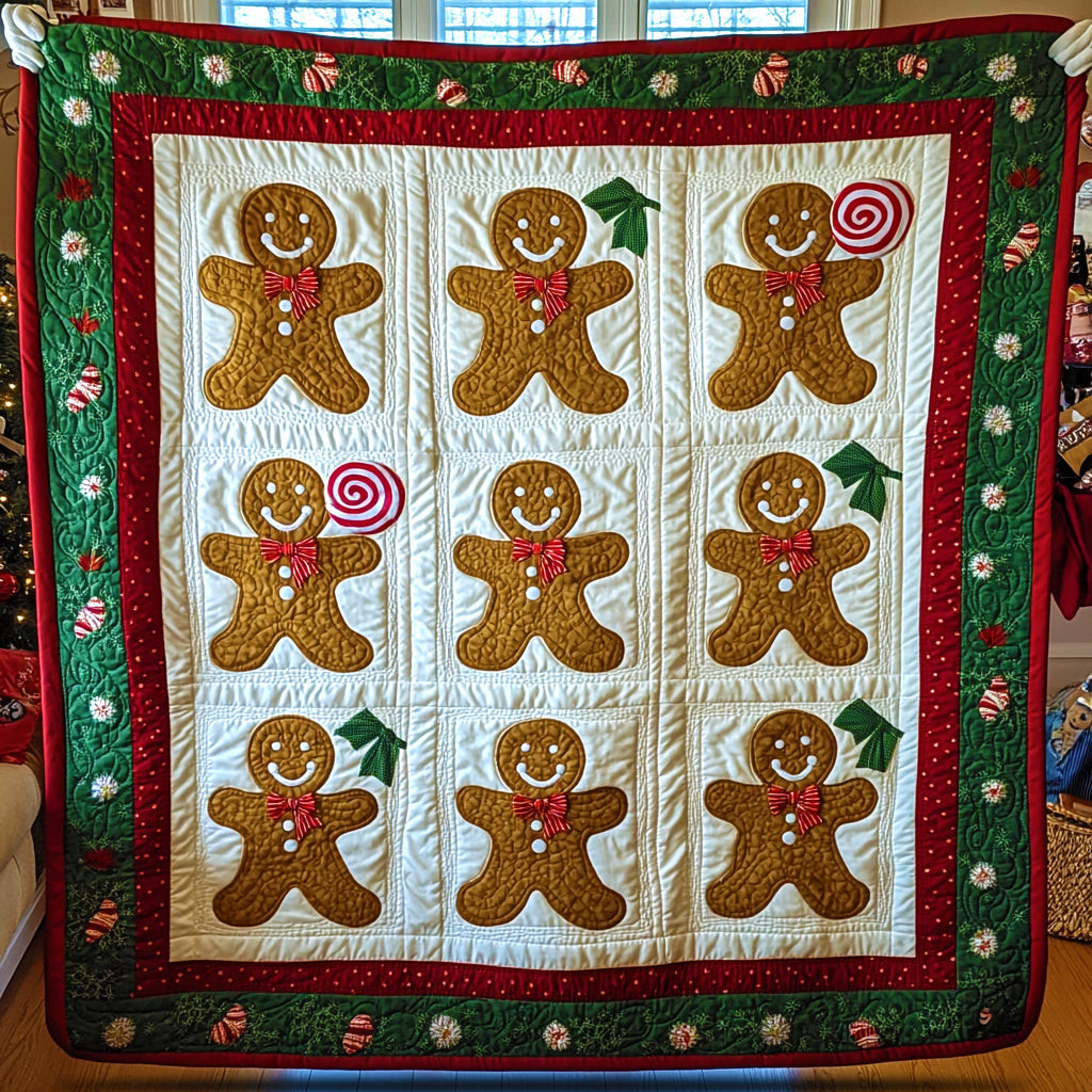 Merry Gingerbeard Man Quilted Blanket A Blanket That Makes Family Nights Extra Special Merry Gingerbeard Man Quilted Blanket A Blanket That Makes Family Nights Extra Special