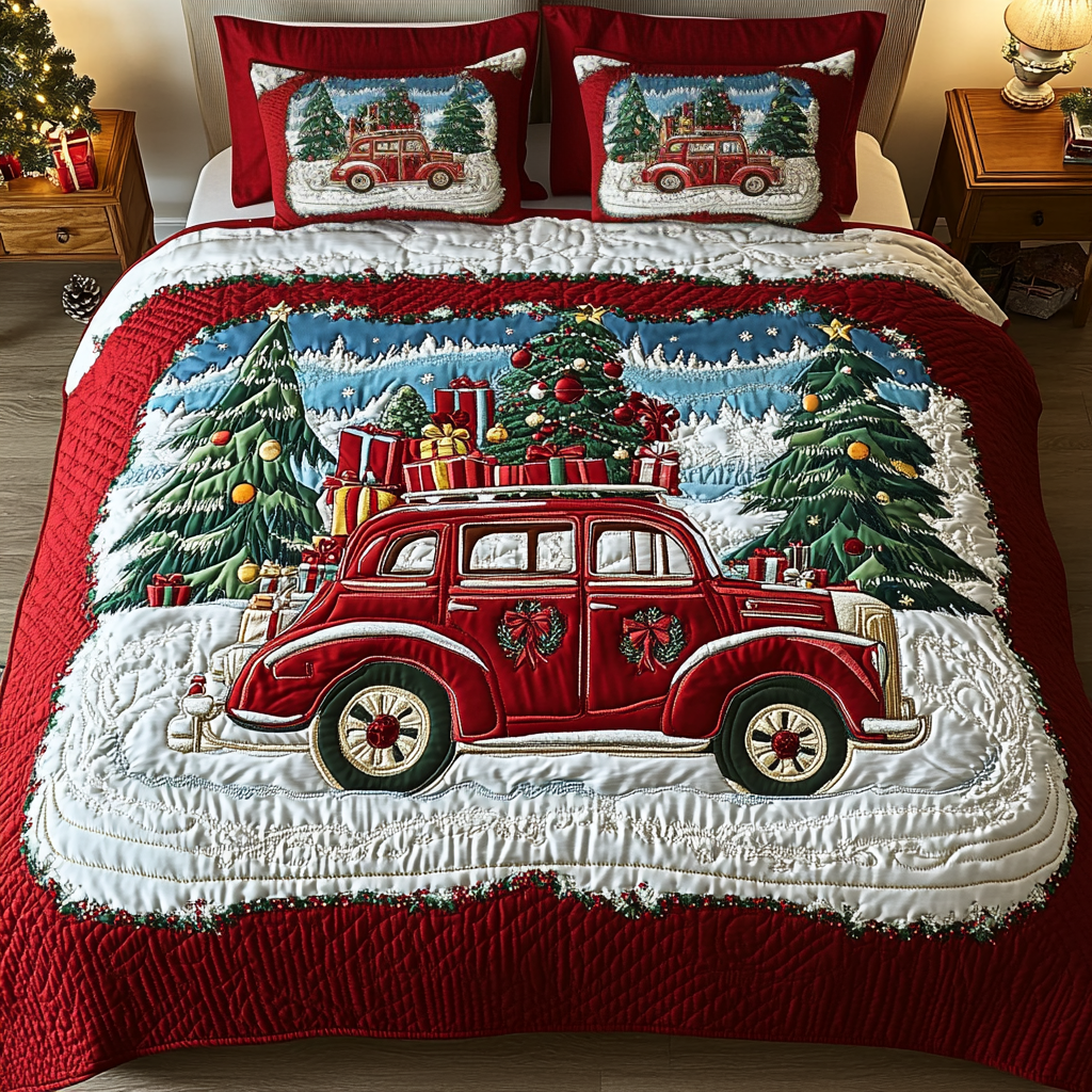 Merry Ride Quilted Bedding Set Gifts To Daughter From Mom Merry Ride Quilted Bedding Set Gifts To Daughter From Mom