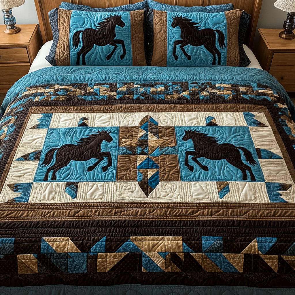 Midnight Horizon Quilted Bedding Set Cowboy Gifts Ideas For Him Midnight Horizon Quilted Bedding Set Cowboy Gifts Ideas For Him